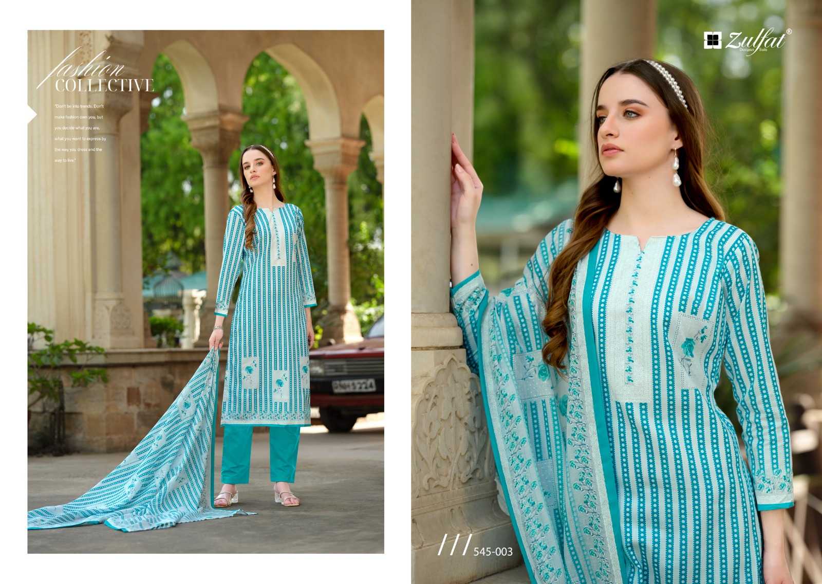 zulfat farhana vol 5 fancy cotton comfortable full stitch big size pakistani salwar suit 