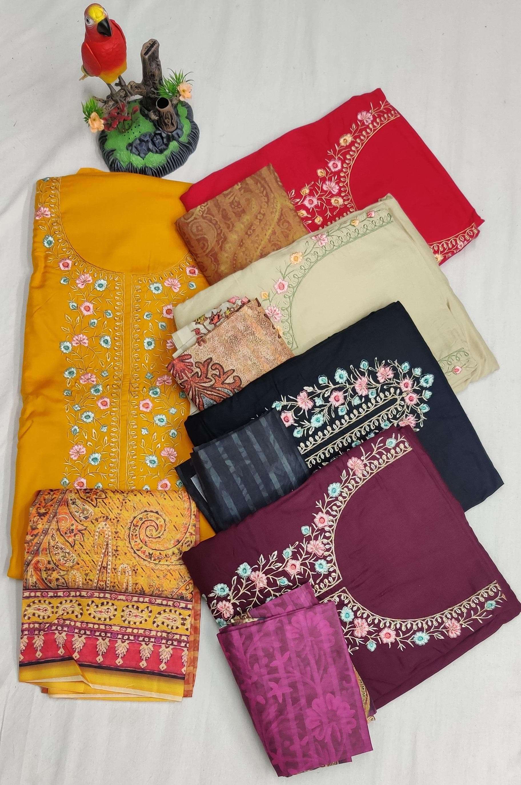 hermitage begum vol 2 festival look pure viscouse rayon salwar kameez readymade