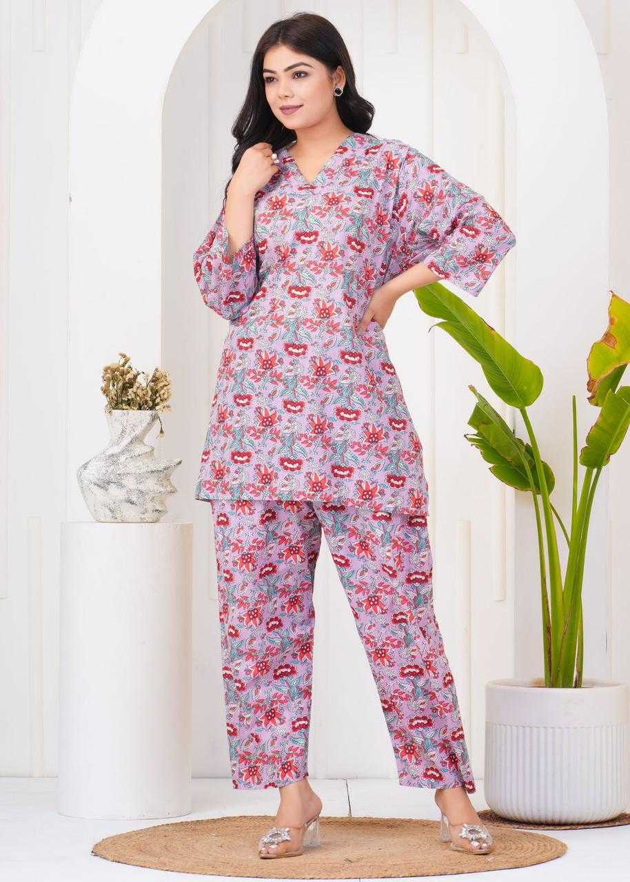pr cotton readymade stylish outfit look big size combo set co-ord set 