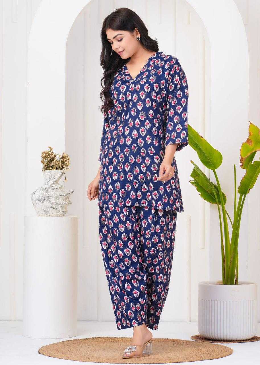 pr cotton readymade stylish outfit look big size combo set co-ord set 