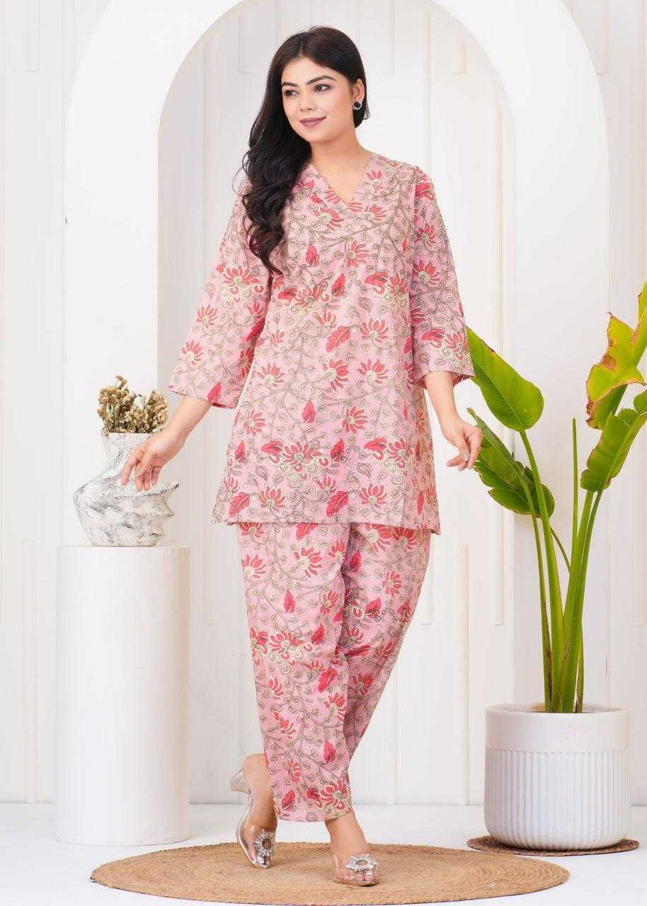 pr cotton readymade stylish outfit look big size combo set co-ord set 