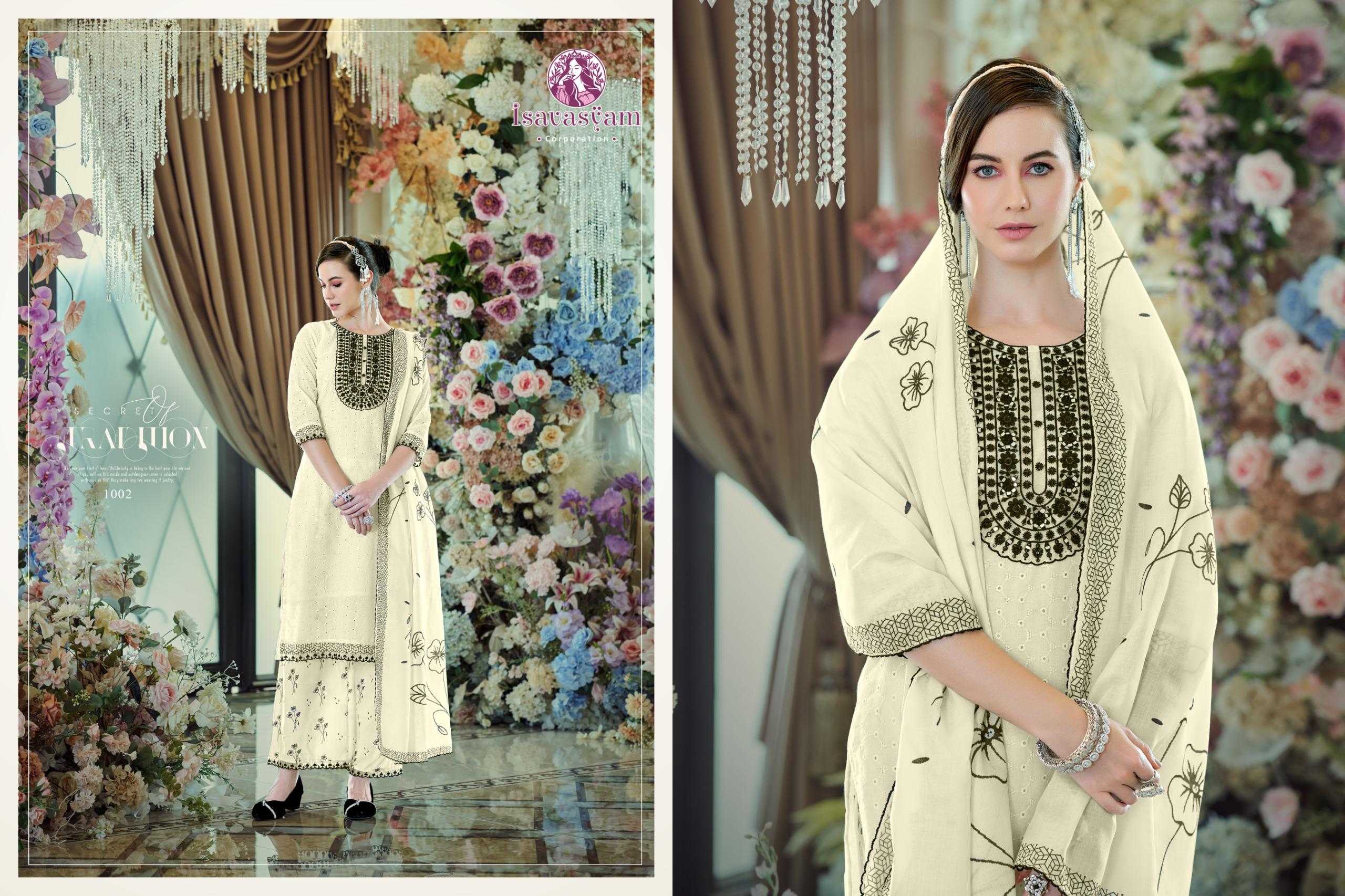 cream kashish by isavasyam corporation cotton full stitch pakistani plus size salwar suit 