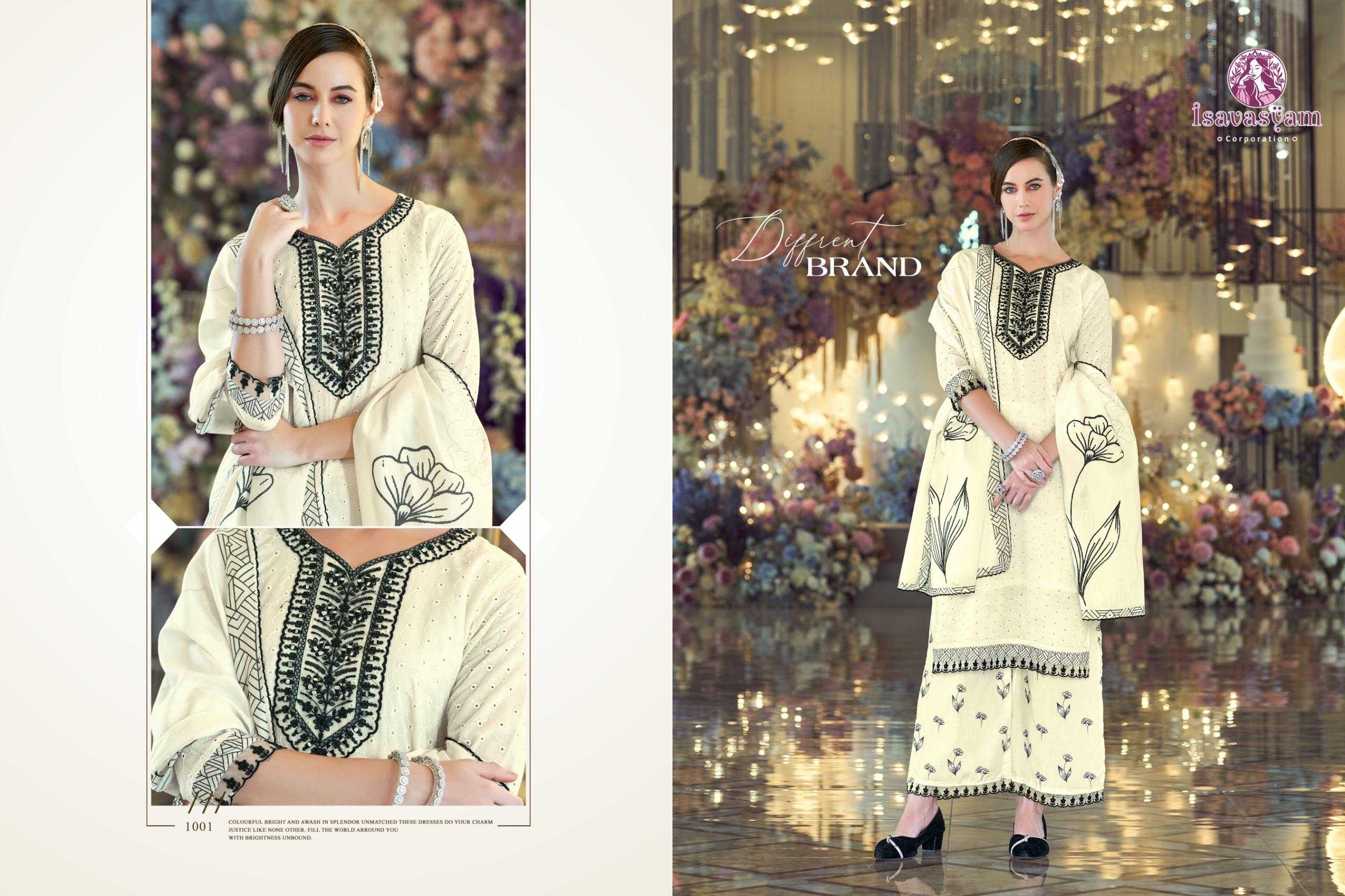 cream kashish by isavasyam corporation cotton full stitch pakistani plus size salwar suit 