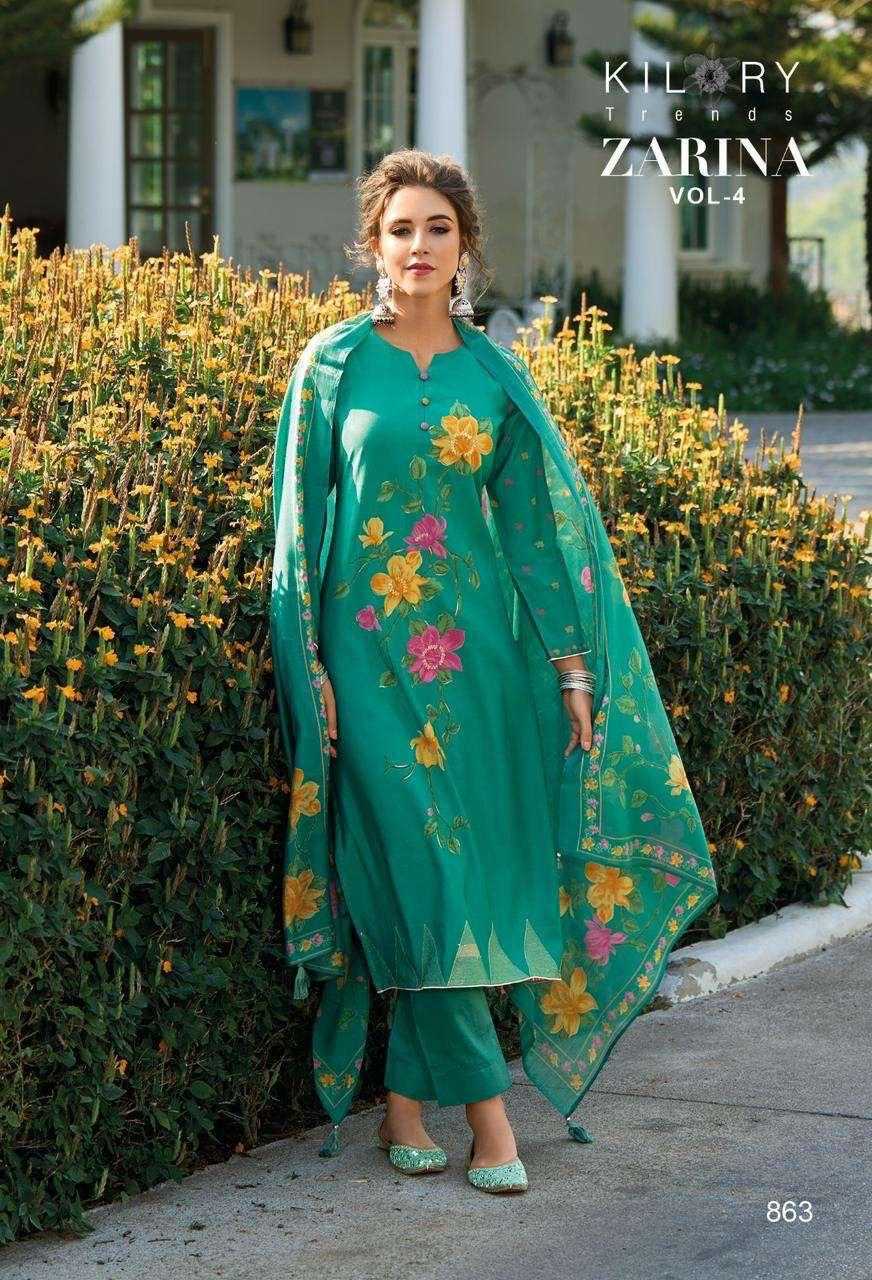 kilory trendz zarina vol 4 viscose muslin pakistani suits online boutique