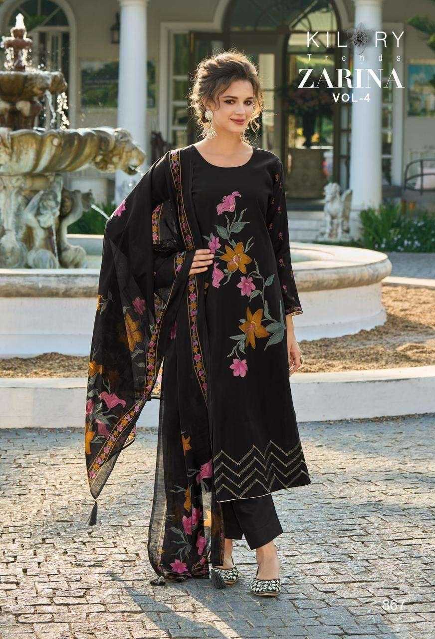 kilory trendz zarina vol 4 viscose muslin pakistani suits online boutique