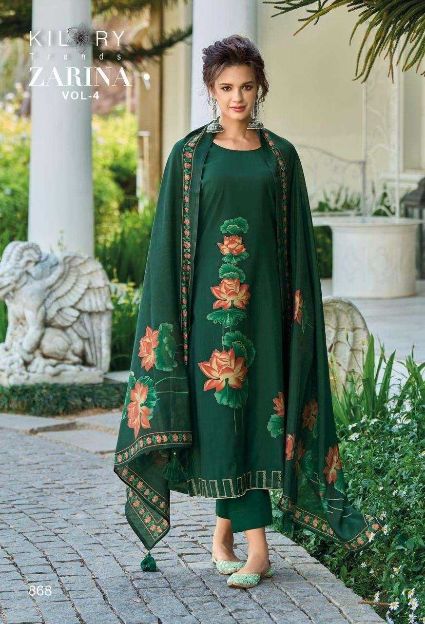 kilory trendz zarina vol 4 viscose muslin pakistani suits online boutique