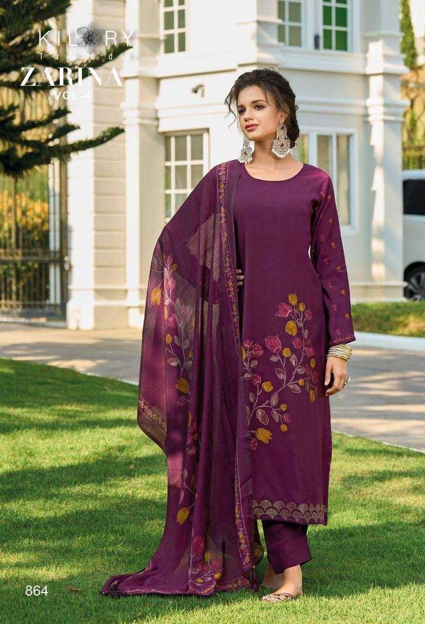 kilory trendz zarina vol 4 viscose muslin pakistani suits online boutique