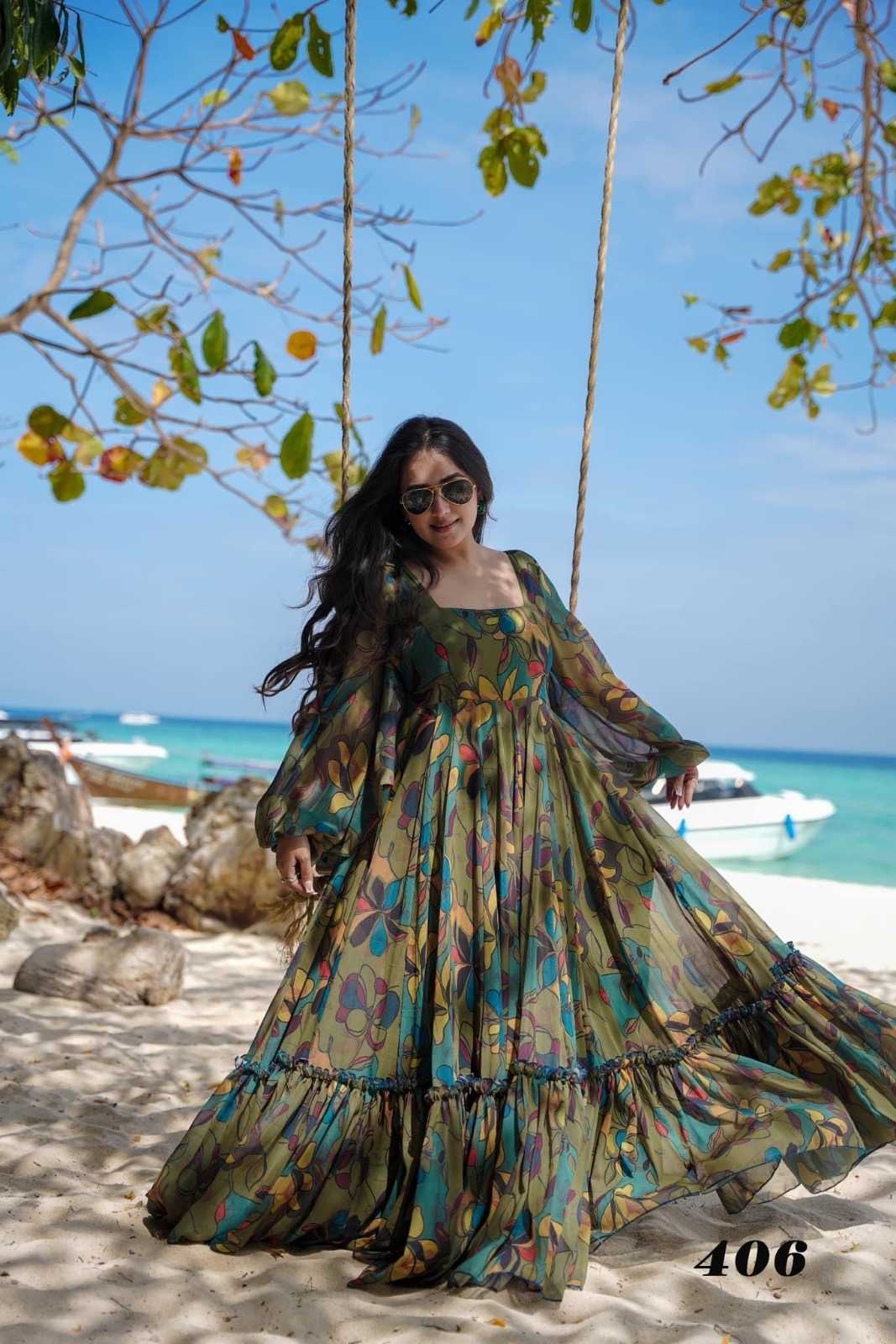 pr clora vol 4 big size readymade function wear gown set collection