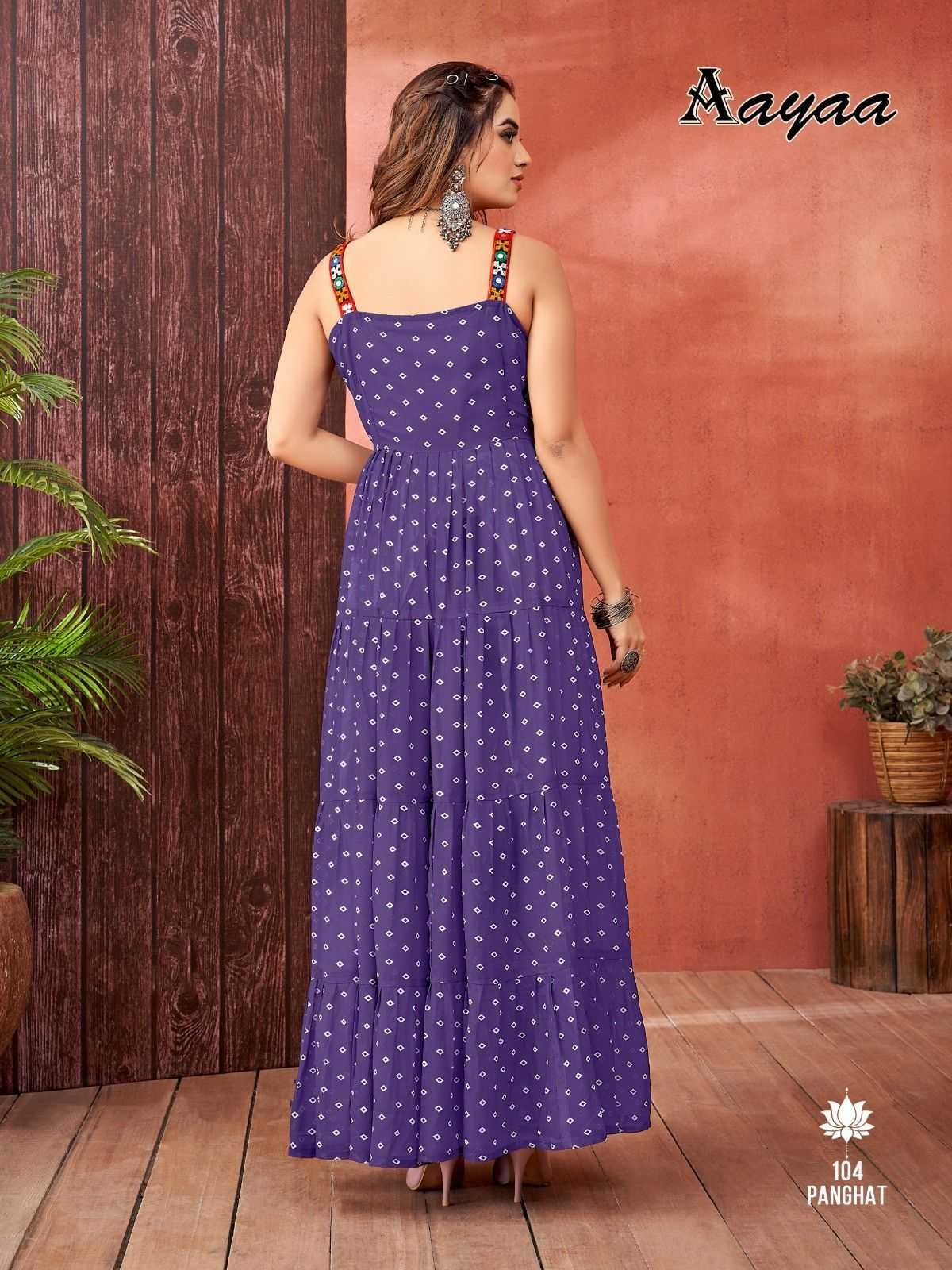 pr panghat vol 1 georgette navratri special readymade big size gown 