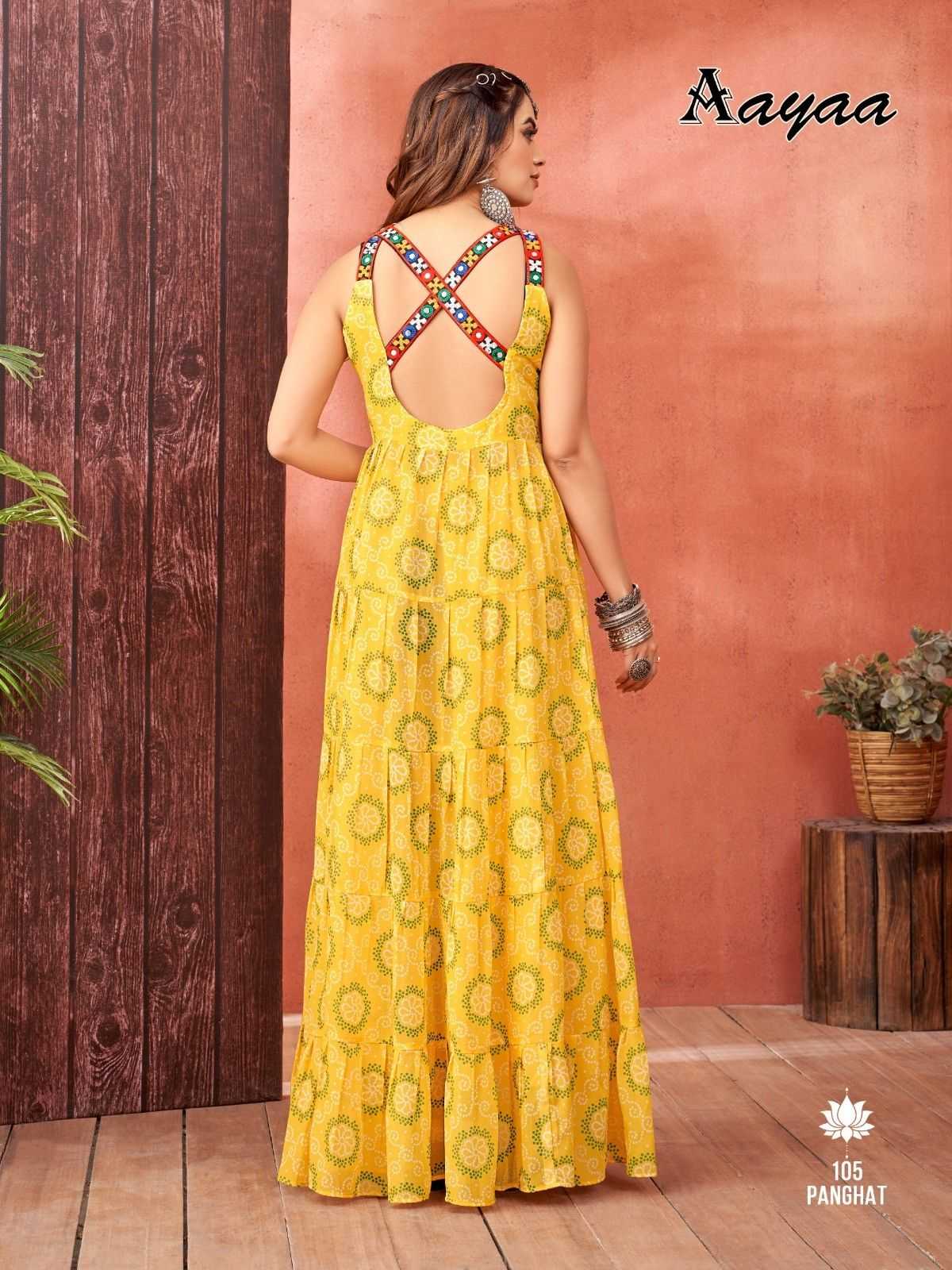 pr panghat vol 1 georgette navratri special readymade big size gown 