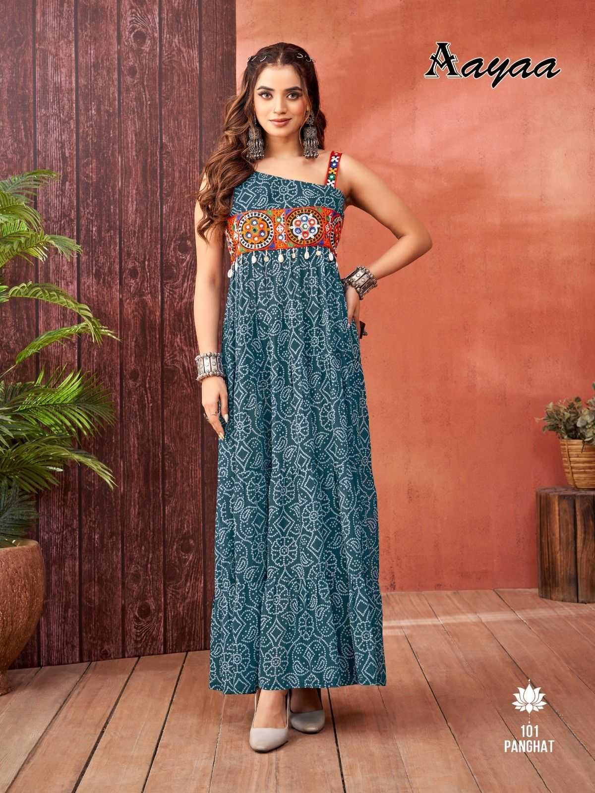 pr panghat vol 1 georgette navratri special readymade big size gown 