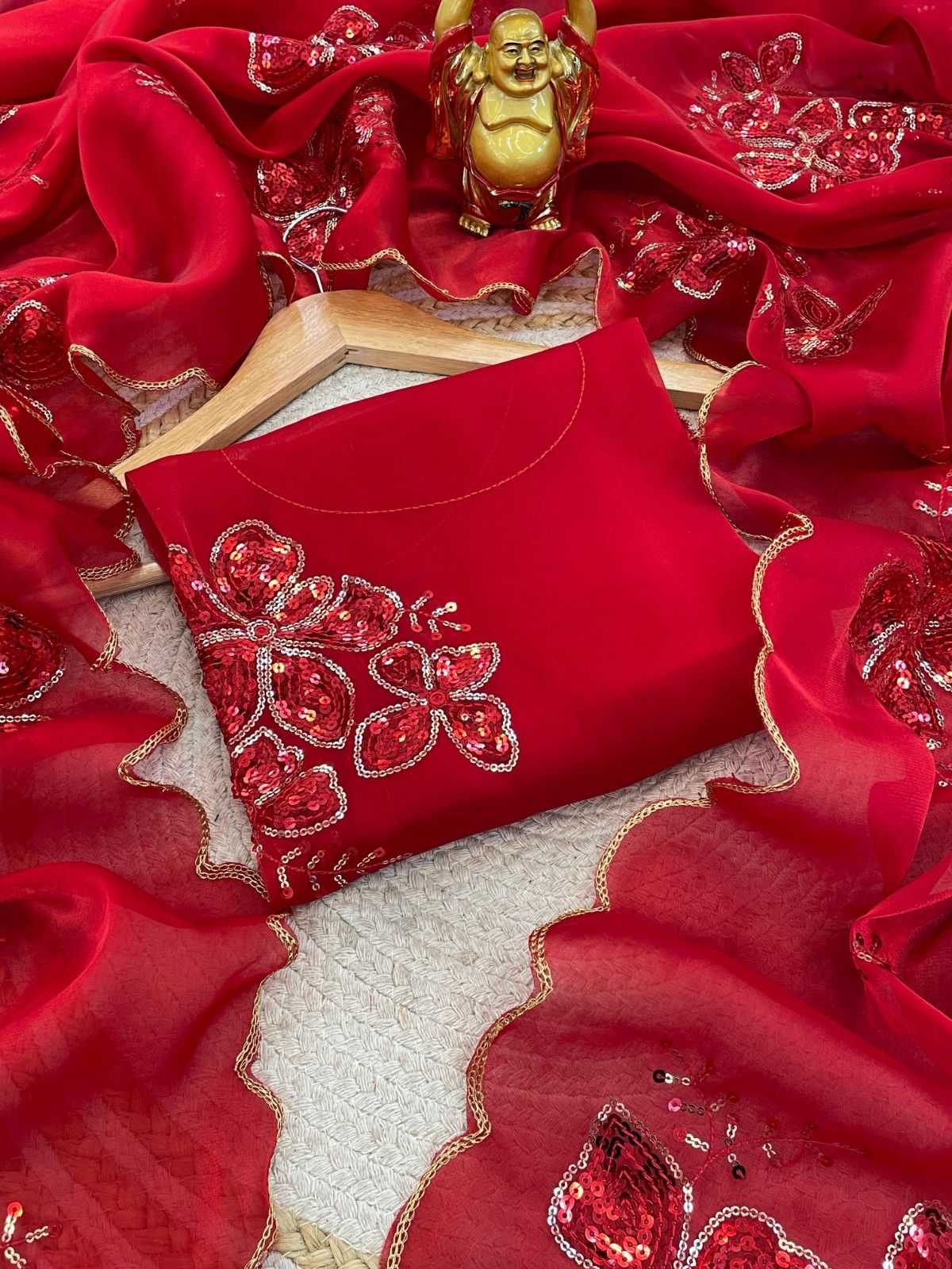 pr zimi chu sequence work arco border fashionable saree exports 