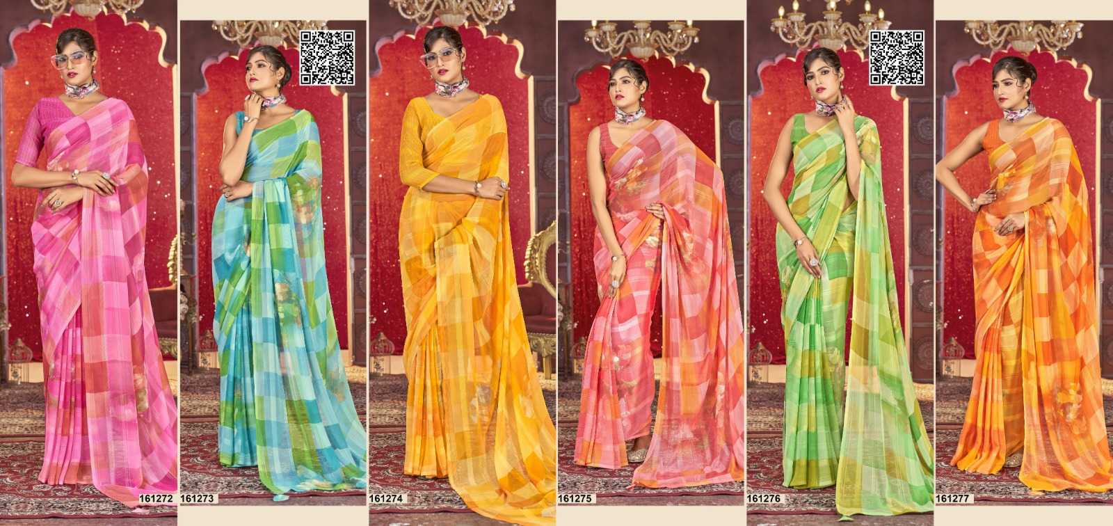 reeti vol 3 by vallabhi prints comfortable georgette saree for women