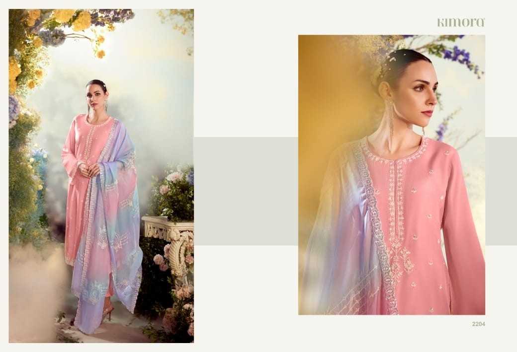 kimora dastoor vol 50 2201-2206 modal silk designer readymade big size 3pcs dress
