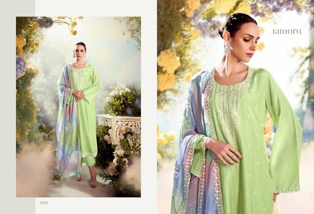 kimora dastoor vol 50 2201-2206 modal silk designer readymade big size 3pcs dress