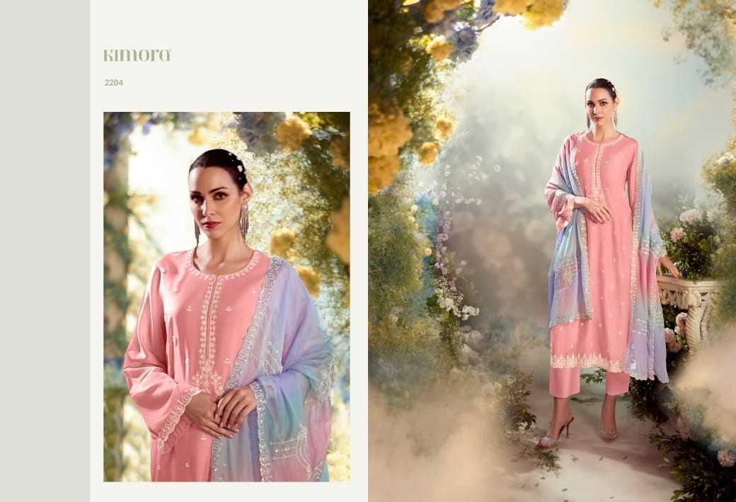 kimora dastoor vol 50 2201-2206 modal silk designer readymade big size 3pcs dress