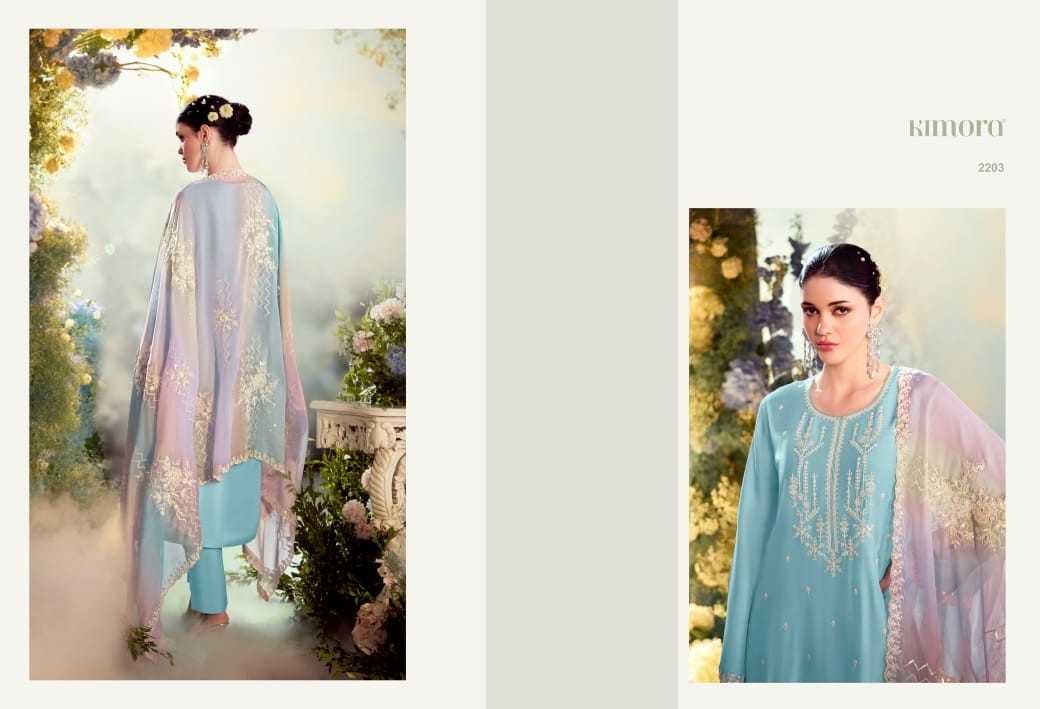 kimora dastoor vol 50 2201-2206 modal silk designer readymade big size 3pcs dress