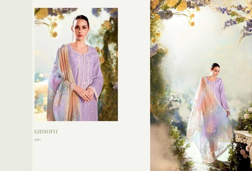 kimora dastoor vol 50 2201-2206 modal silk designer readymade big size 3pcs dress