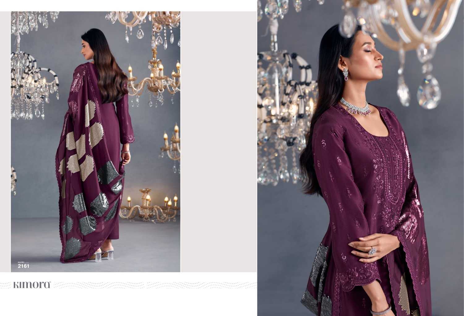 kimora hazel vol 46 2161-2168 russain silk traditional wear readymade plus size dress