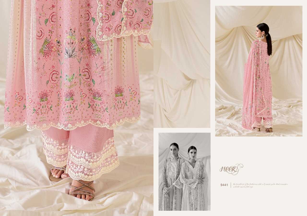 kimora mohabbat 9441-9446 embroidery muslin full stitch big size pakistani salwar suit 