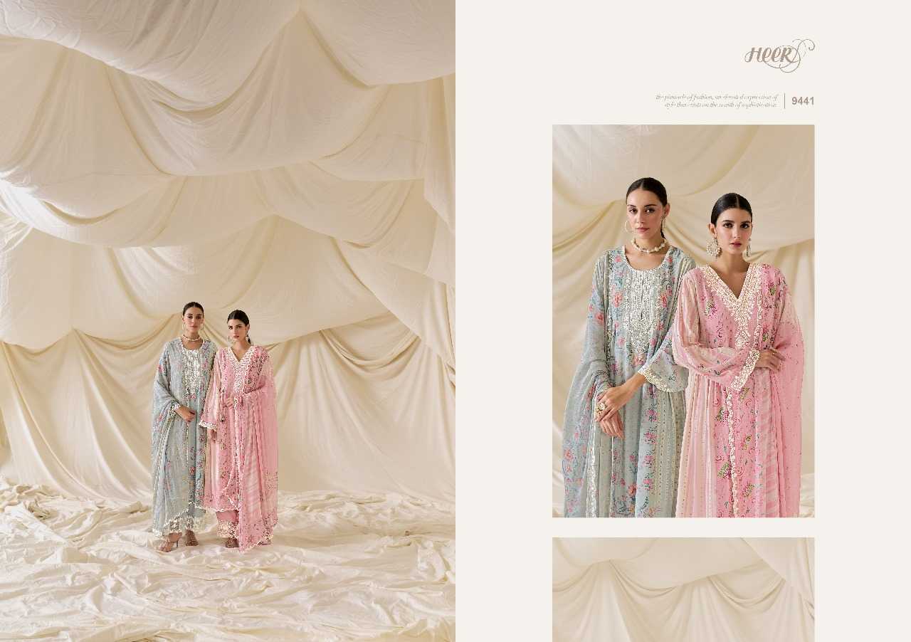 kimora mohabbat 9441-9446 embroidery muslin full stitch big size pakistani salwar suit 