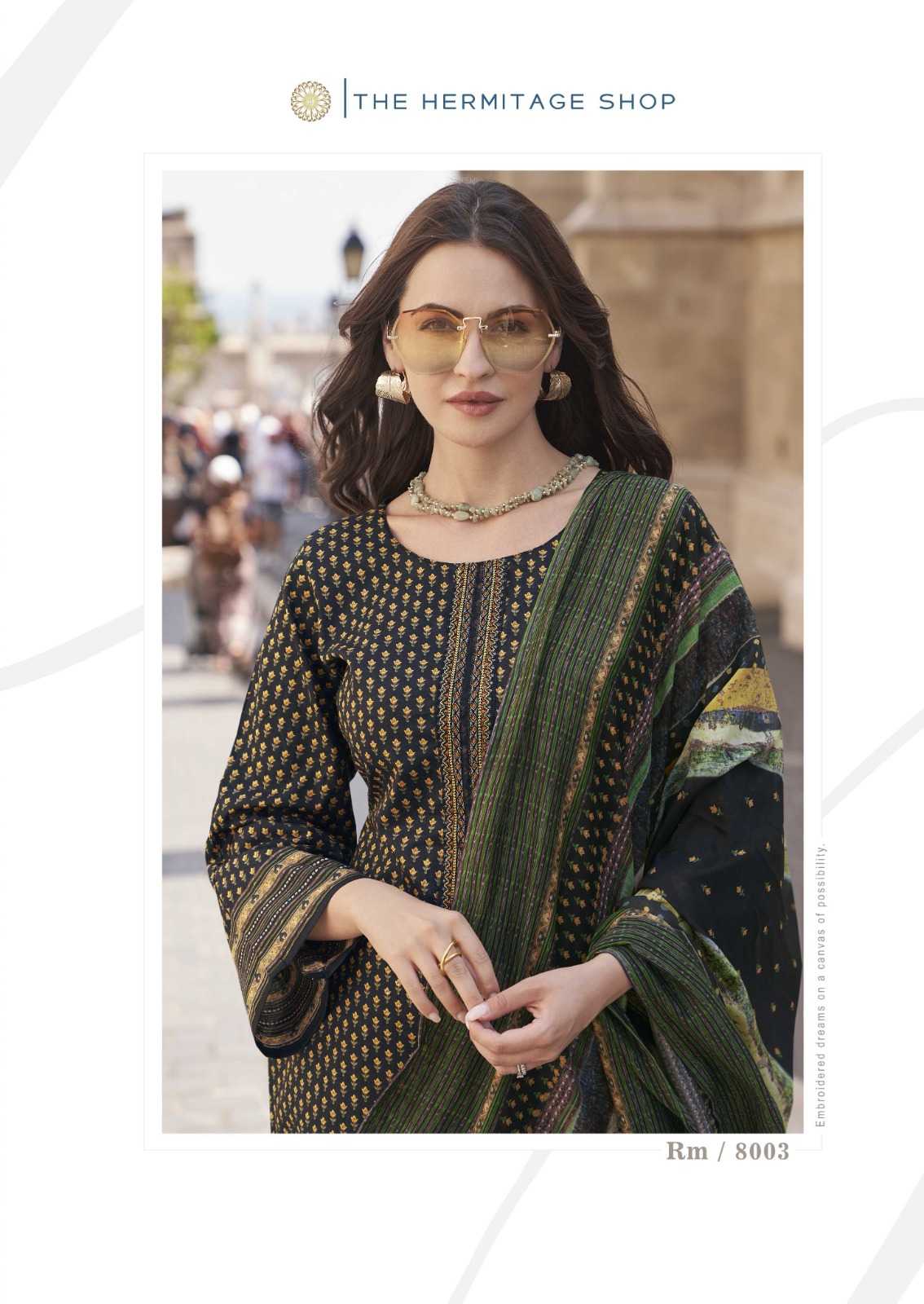 the hermitage roz meher karachi prints readymade pakistani style salwar suit 