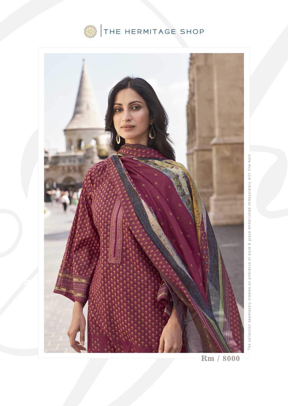 the hermitage roz meher karachi prints readymade pakistani style salwar suit 