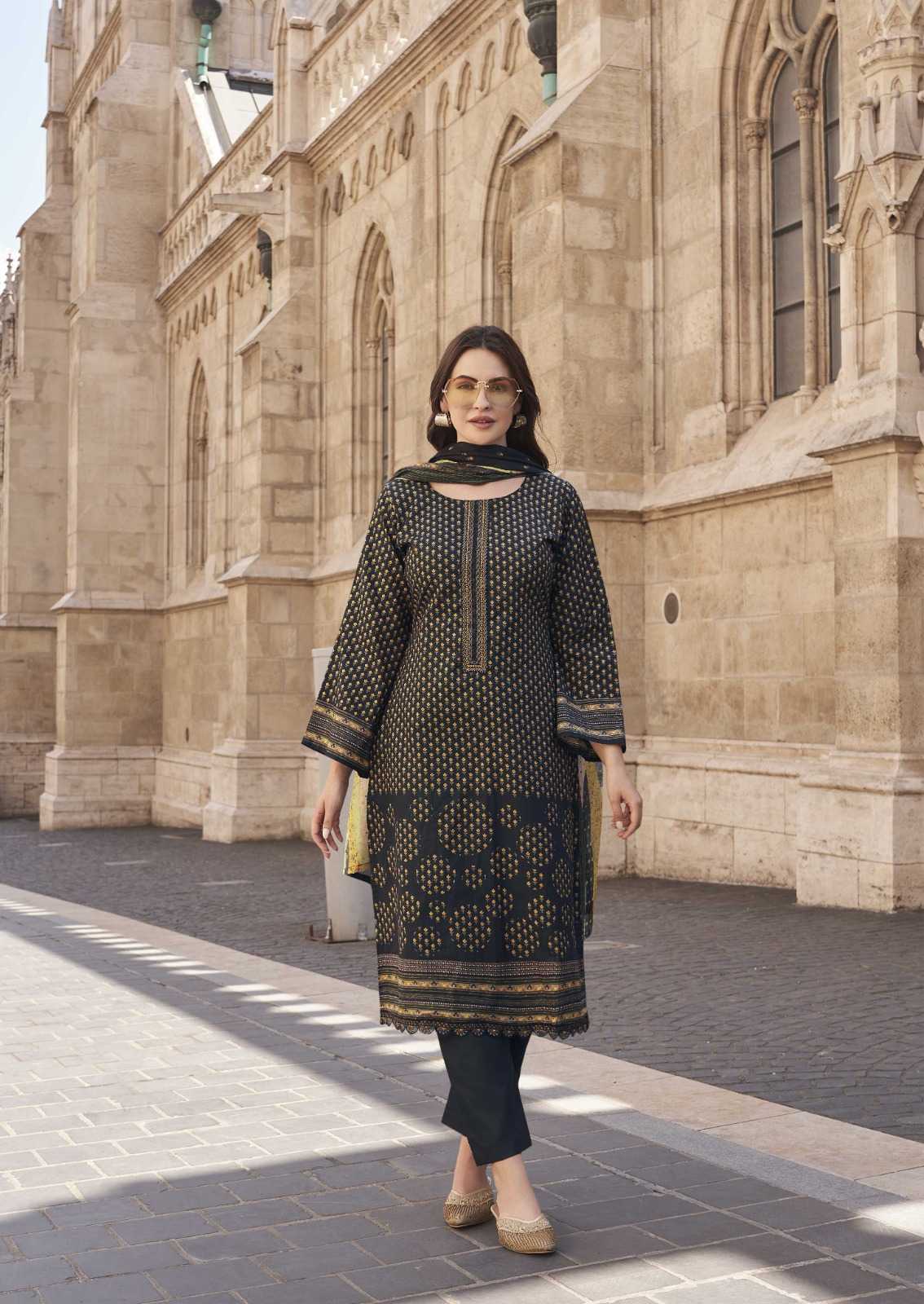 the hermitage roz meher karachi prints readymade pakistani style salwar suit 