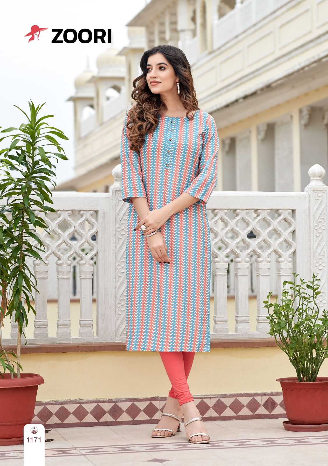 zoori akshara vol 29 hit design readymade rayon big size long kurtis 