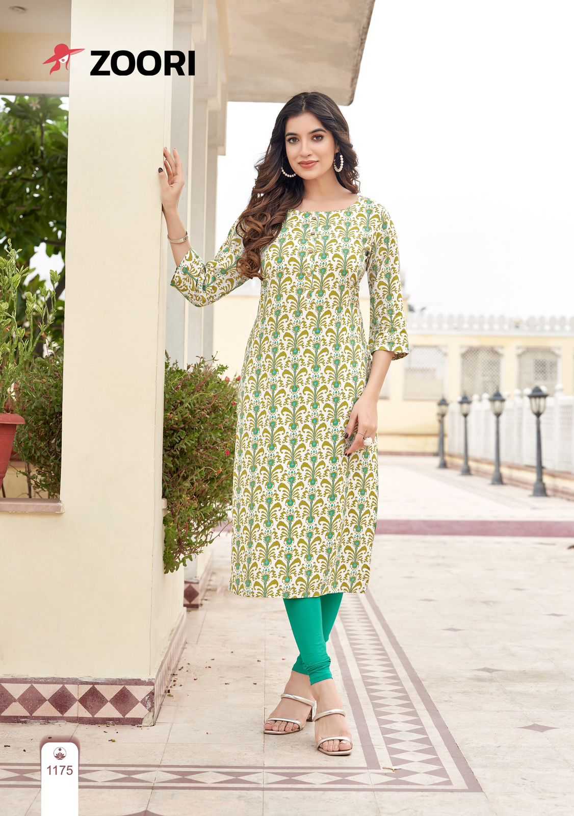 zoori akshara vol 29 hit design readymade rayon big size long kurtis 