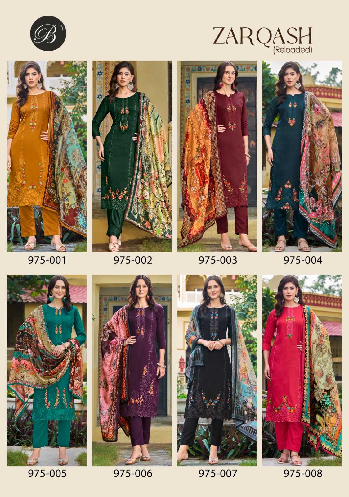 belliza designer zarqash amazing work full stitch big size pakistani suit 
