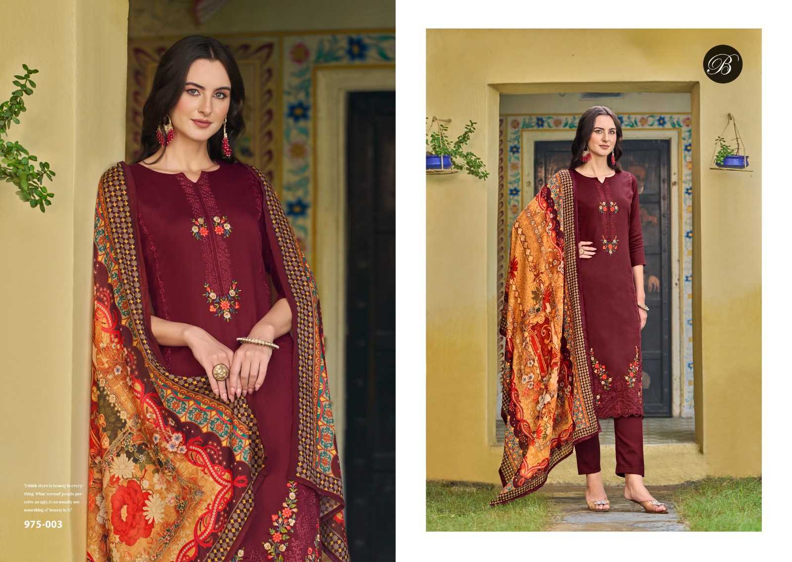 belliza designer zarqash amazing work full stitch big size pakistani suit 