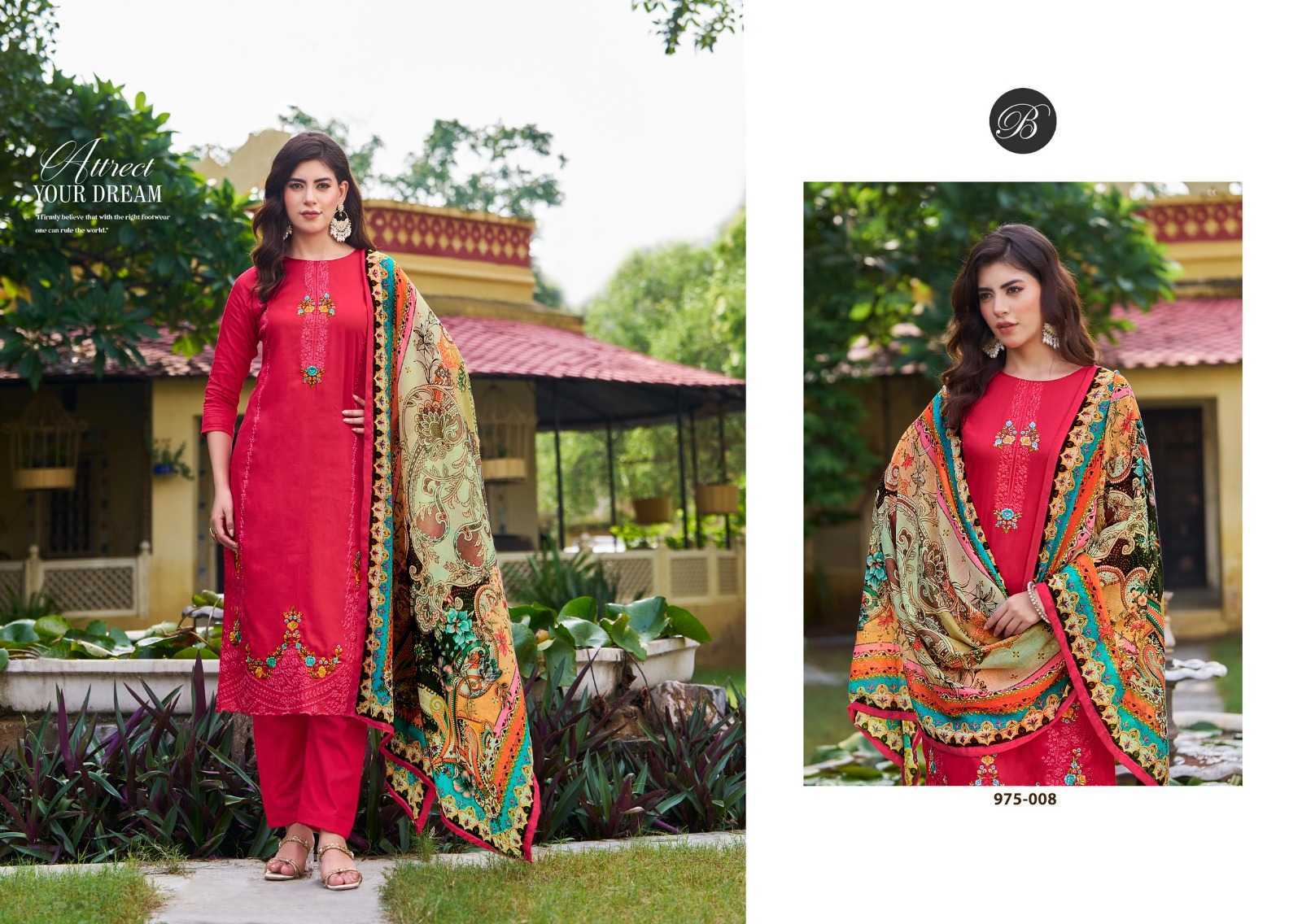 belliza designer zarqash amazing work full stitch big size pakistani suit 