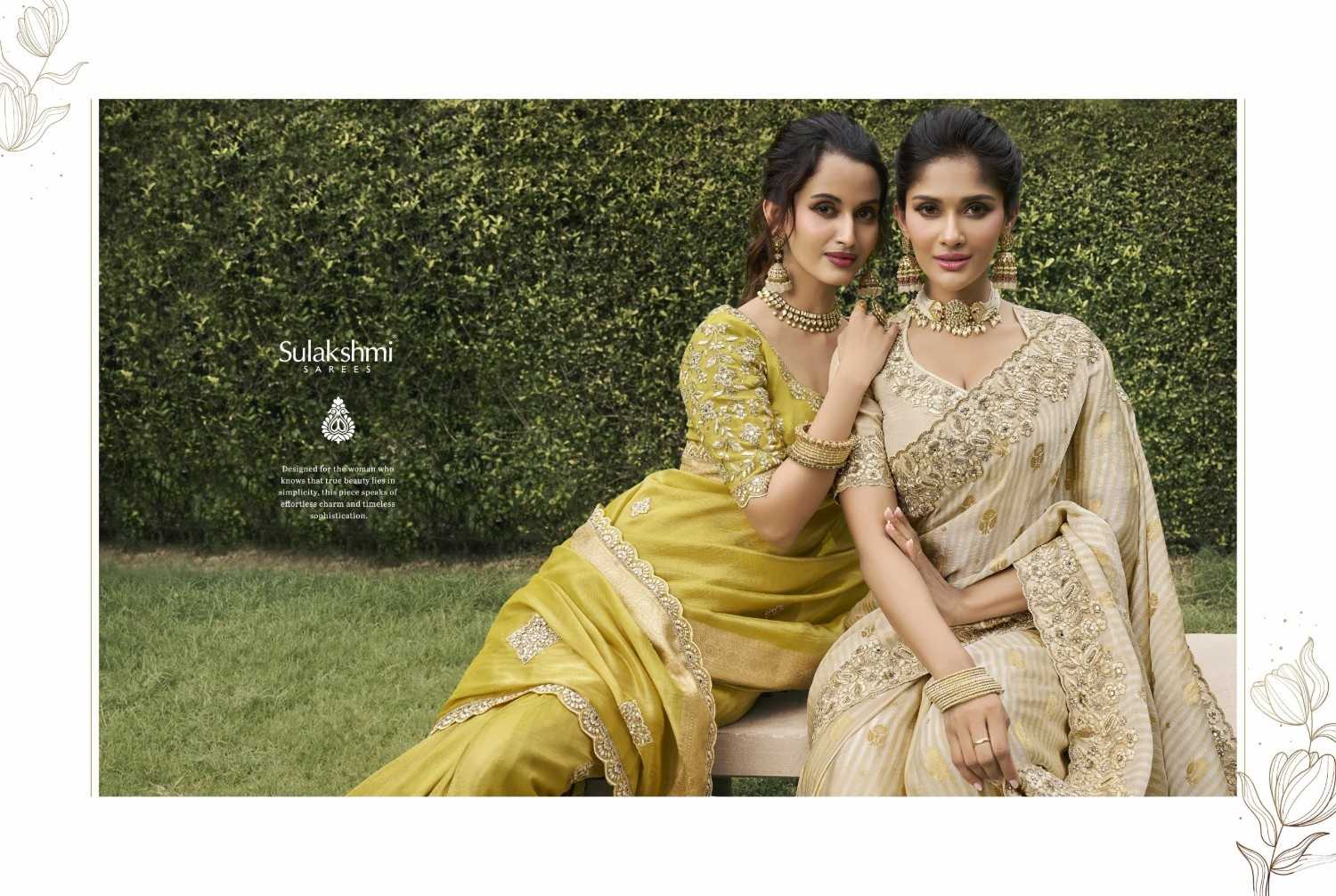 bridal heritage by sulakshmi tissue silk traditional saree supplier 