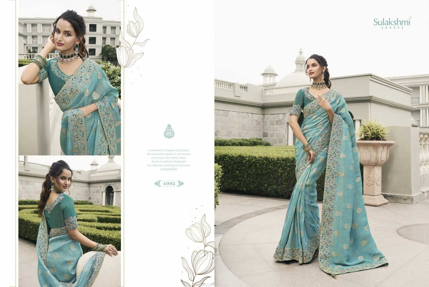 bridal heritage by sulakshmi tissue silk traditional saree supplier 