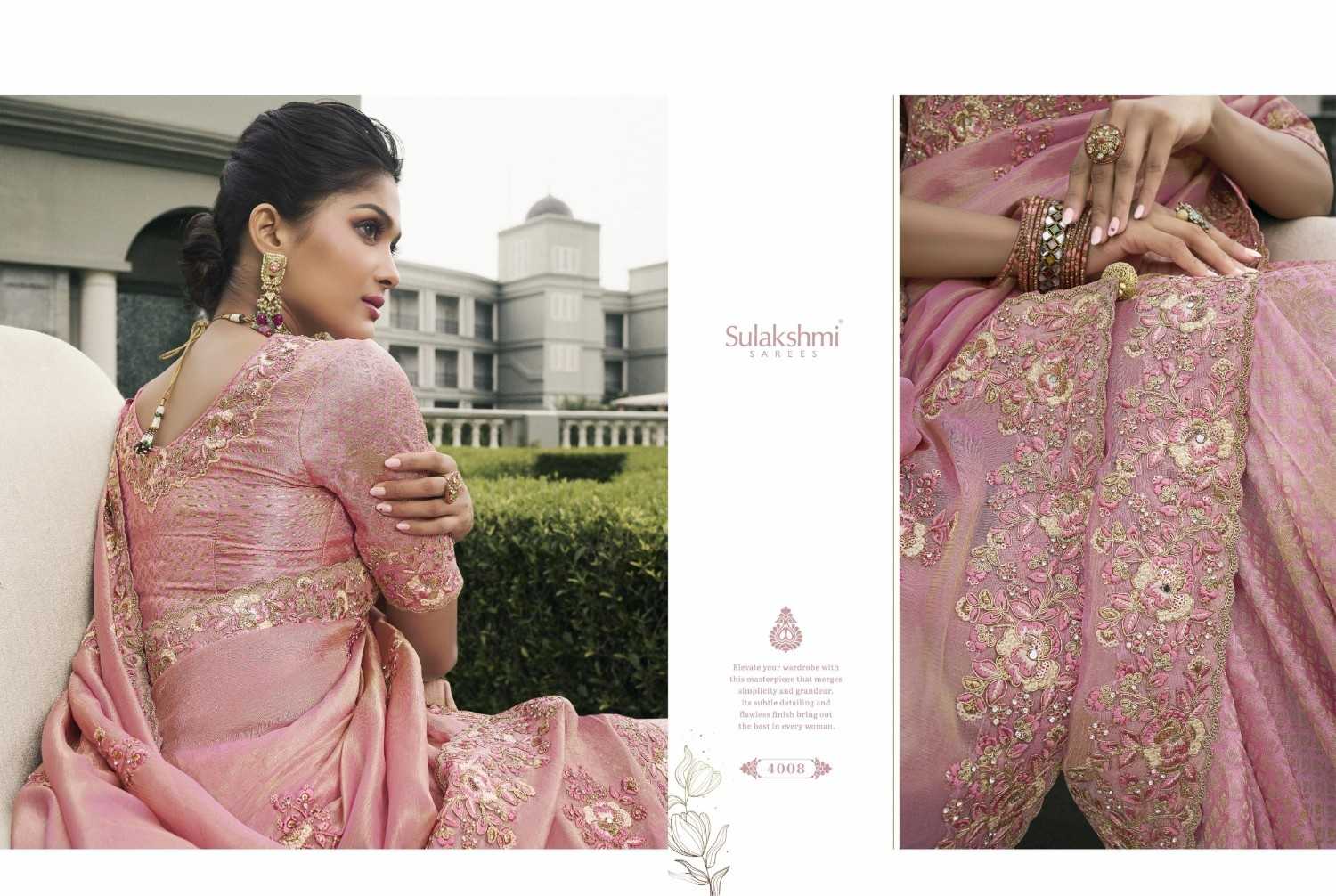 bridal heritage by sulakshmi tissue silk traditional saree supplier 