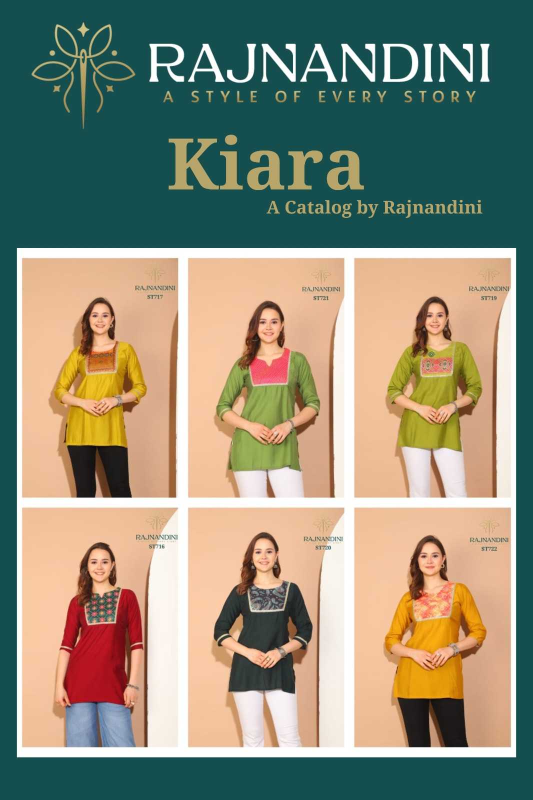 kiara by rajnandini roman silk solid color readymade tunic kurtis