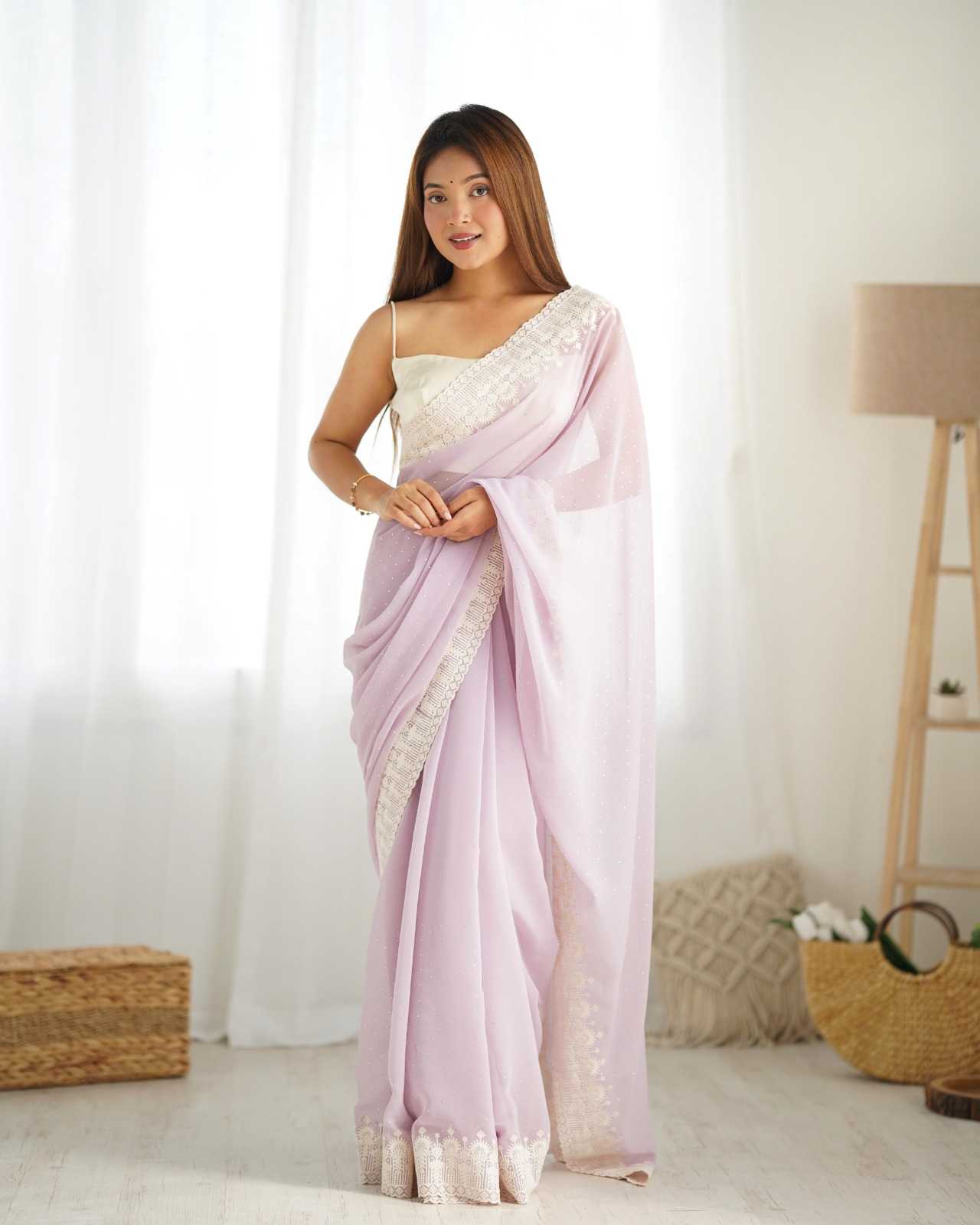 pr ds 684 comfortable georgette saree for women
