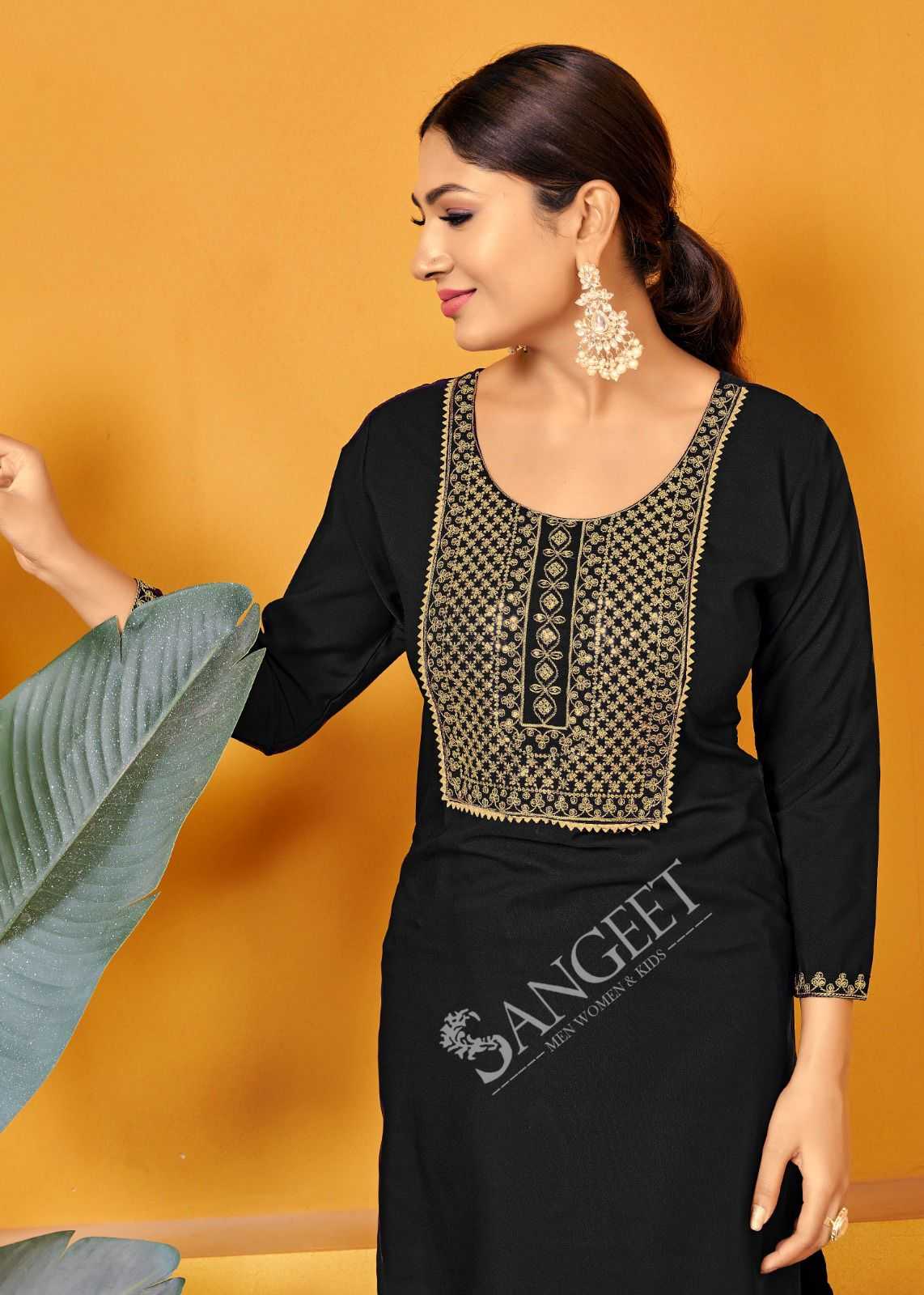 pr popcorn vol 1 malai rayon amazing work full stitch plus size kurtis 