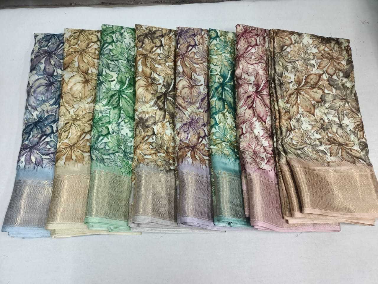 pr soft silk daily wear 8 color matching saree with blouse 