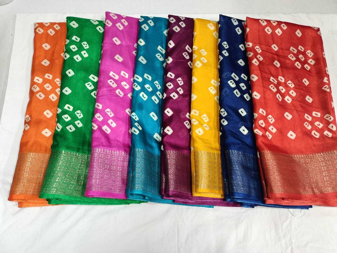 pr soft silk daily wear 8 color matching saree with blouse 