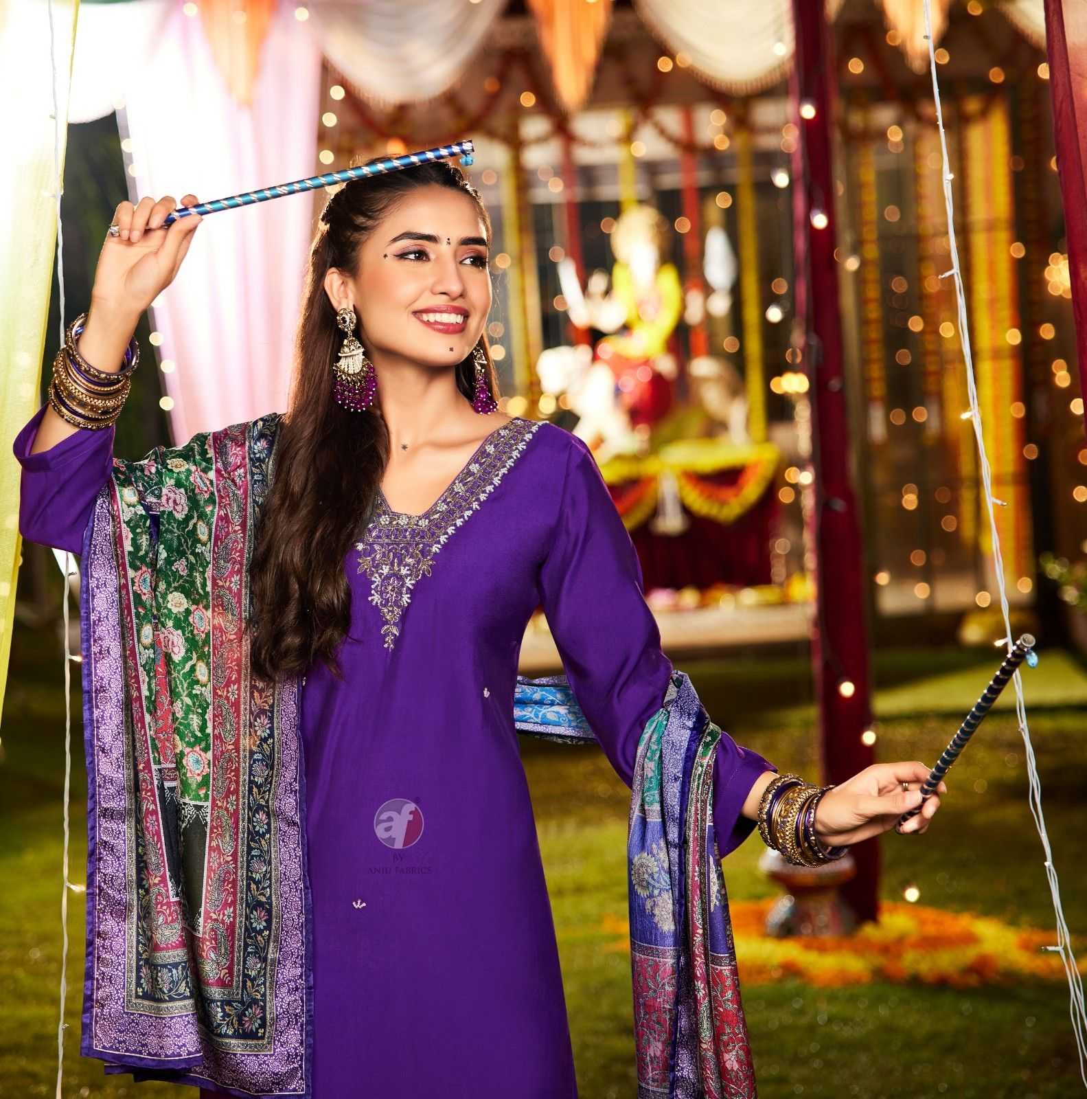 shararat vol 8 by anju fab modal silk readymade handwork big size party wear suit 