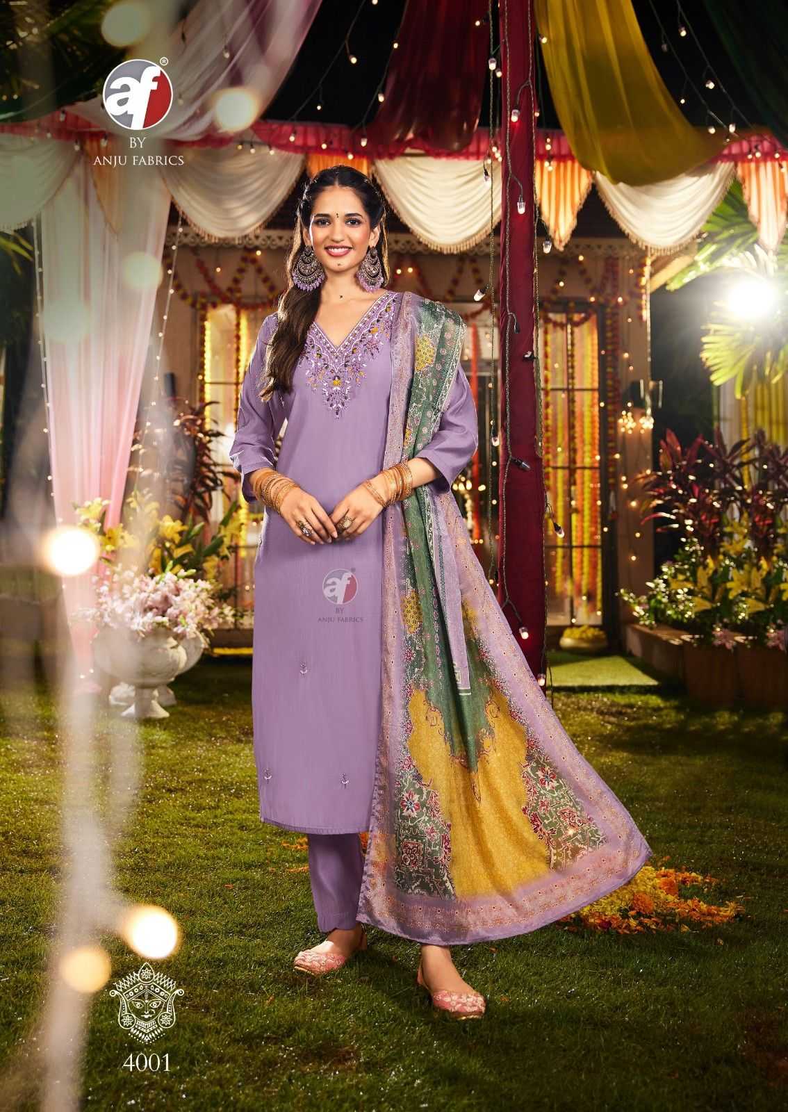 shararat vol 8 by anju fab modal silk readymade handwork big size party wear suit 
