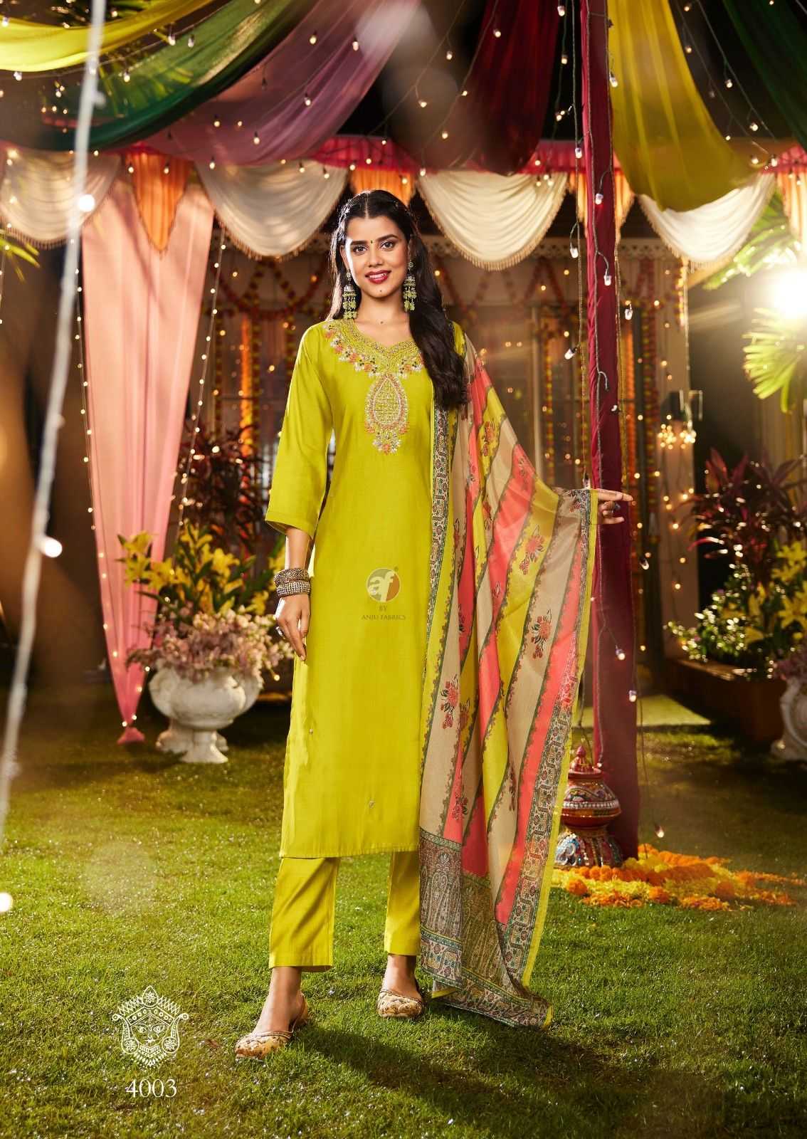 shararat vol 8 by anju fab modal silk readymade handwork big size party wear suit 
