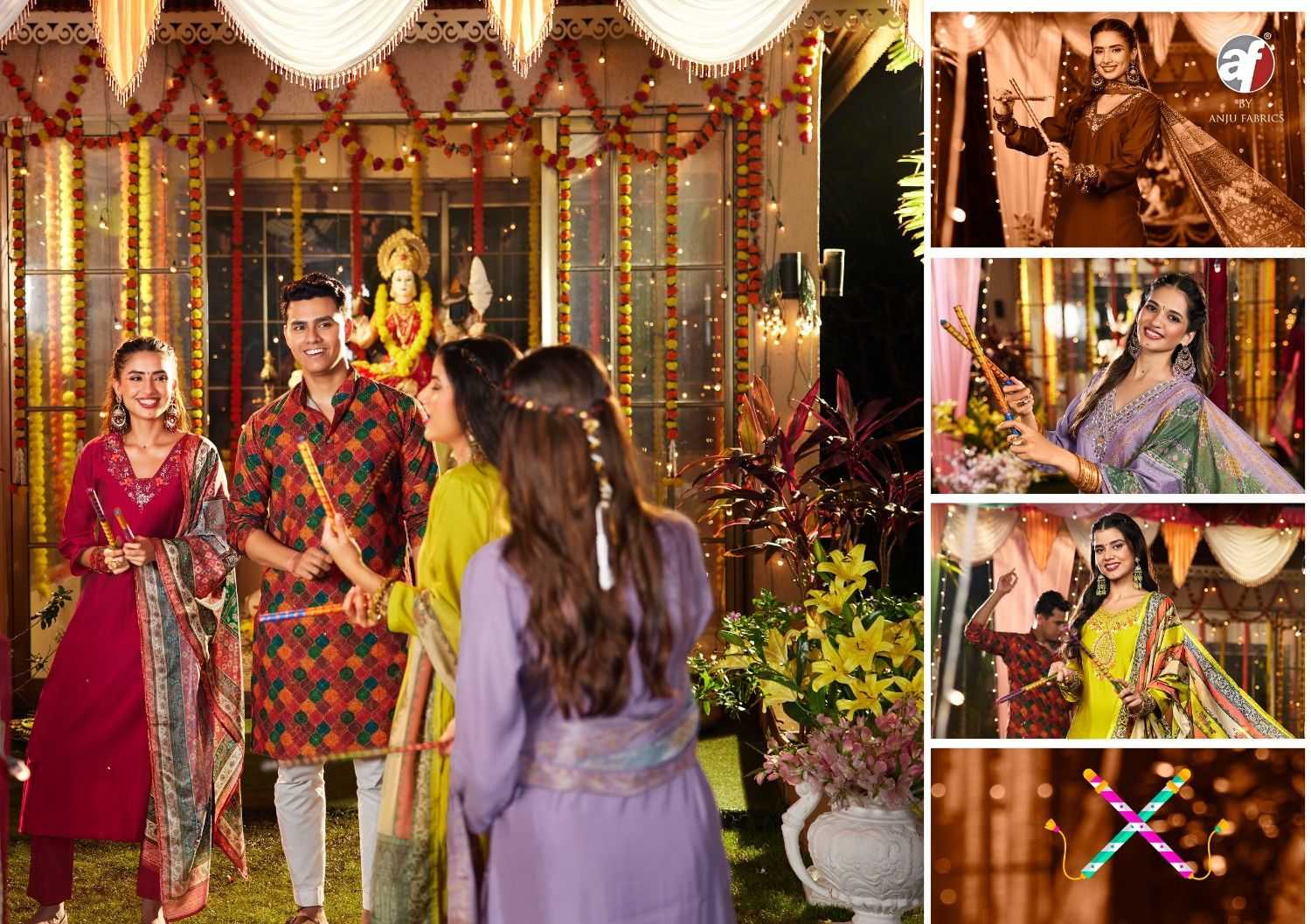 shararat vol 8 by anju fab modal silk readymade handwork big size party wear suit 