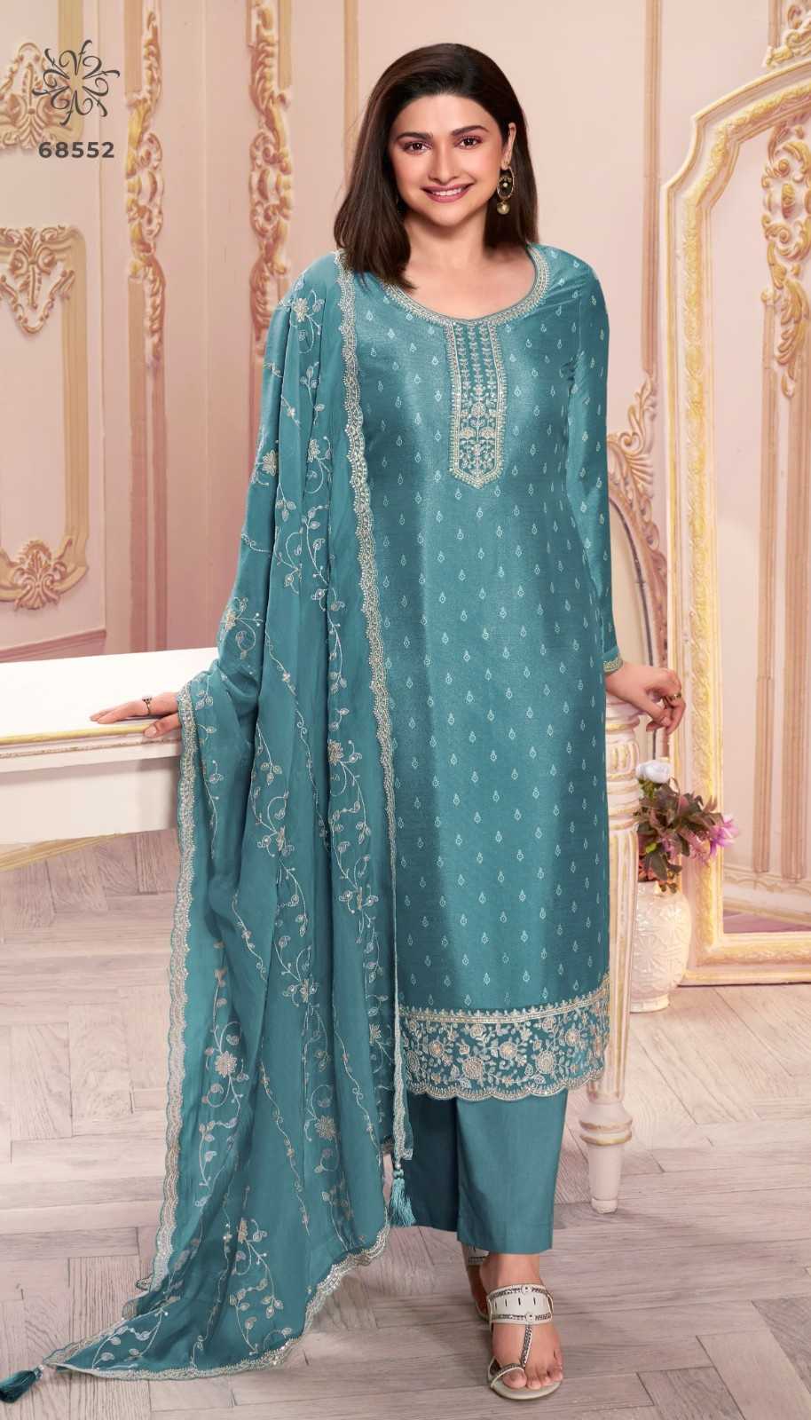vinay kuleesh purva hitlist beautiful print thread embroidery georgette suits
