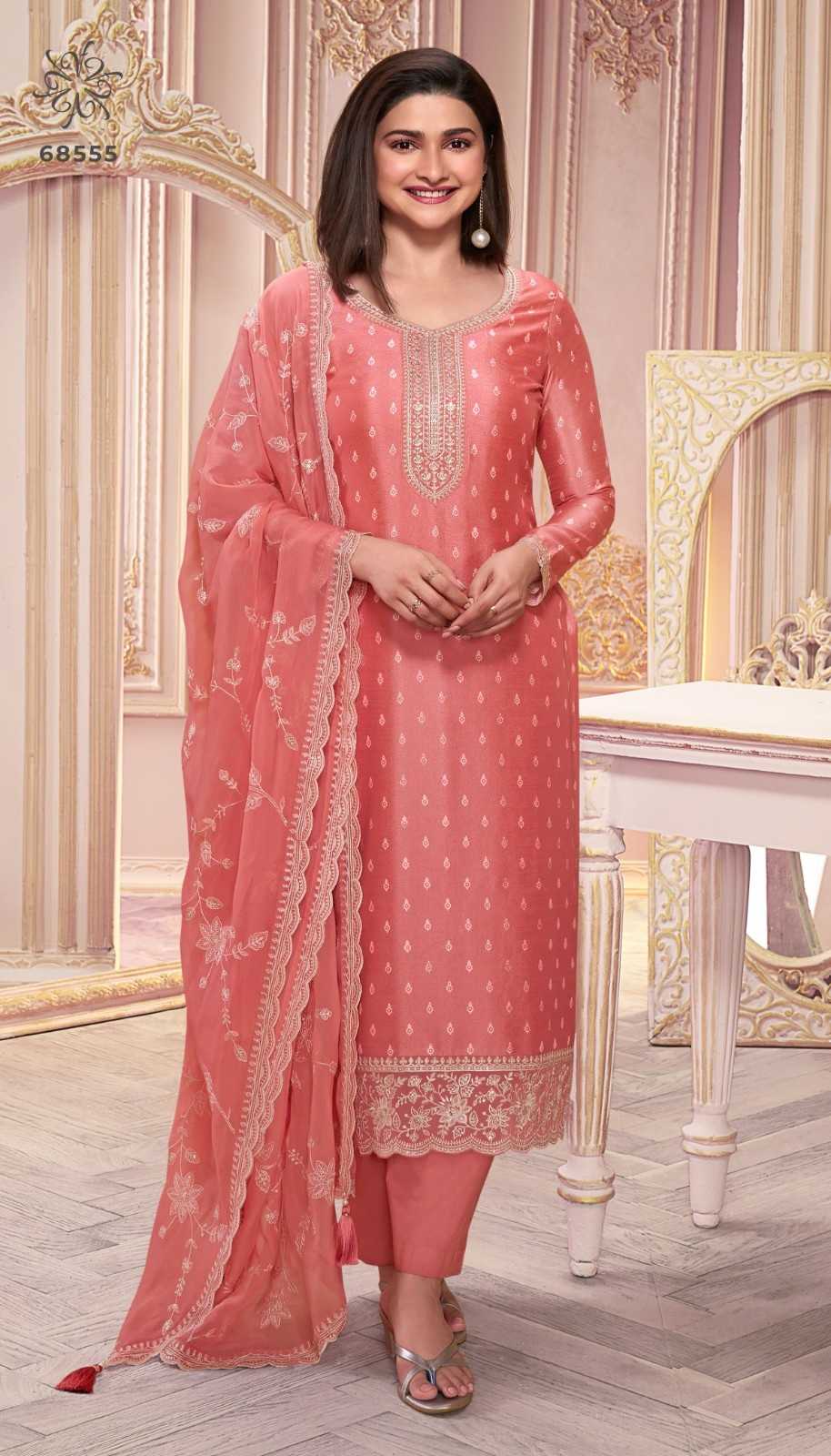 vinay kuleesh purva hitlist beautiful print thread embroidery georgette suits