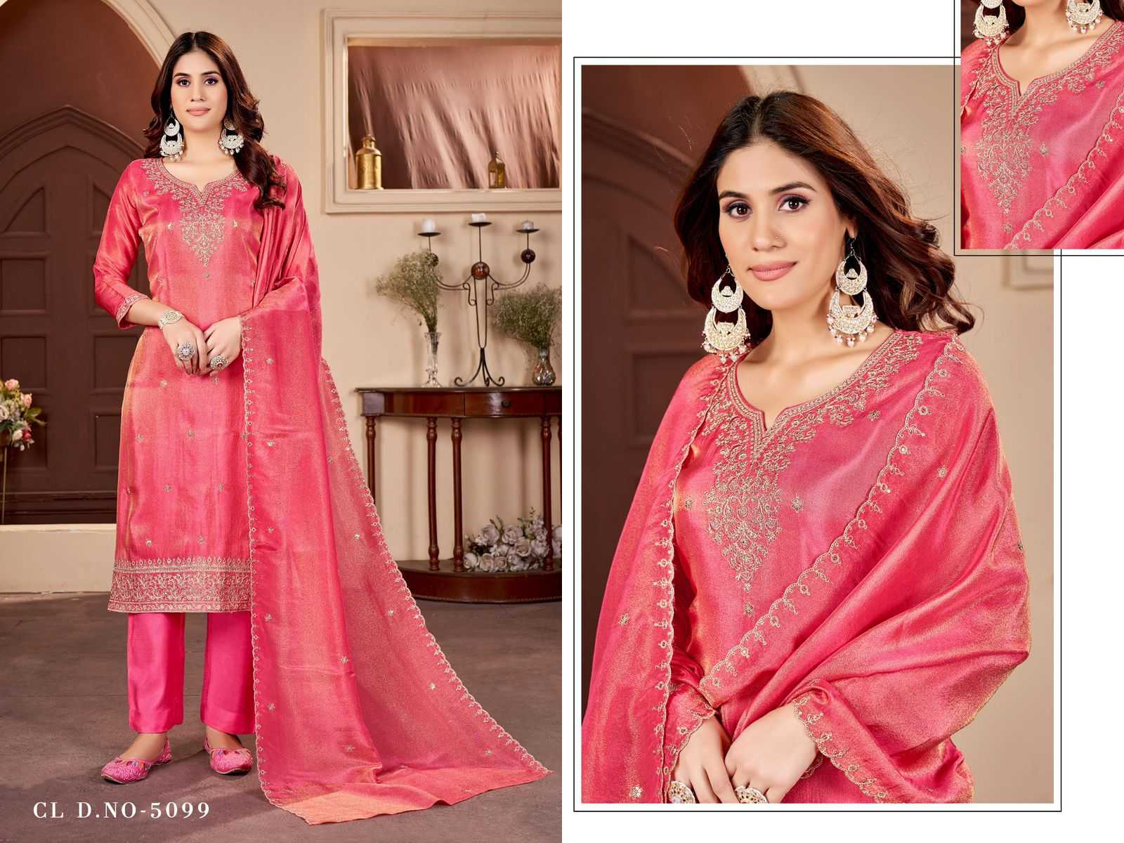 5097-5099 & 5131 by colorx simmer elegant style full stitch combo dress