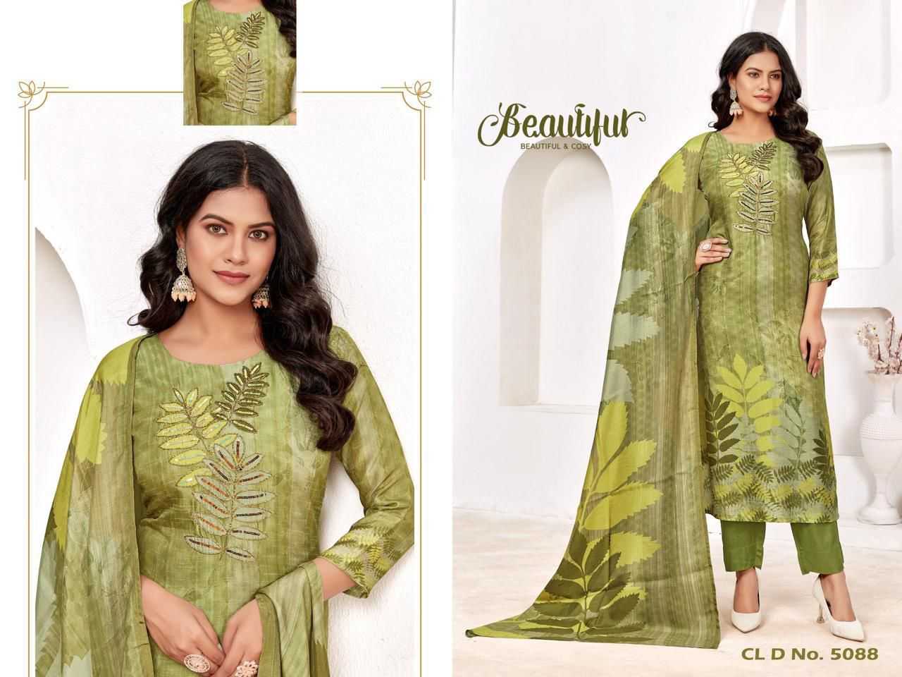 colorx 5087-5090 dola viscose readymade traditional wear 3pcs combo dress