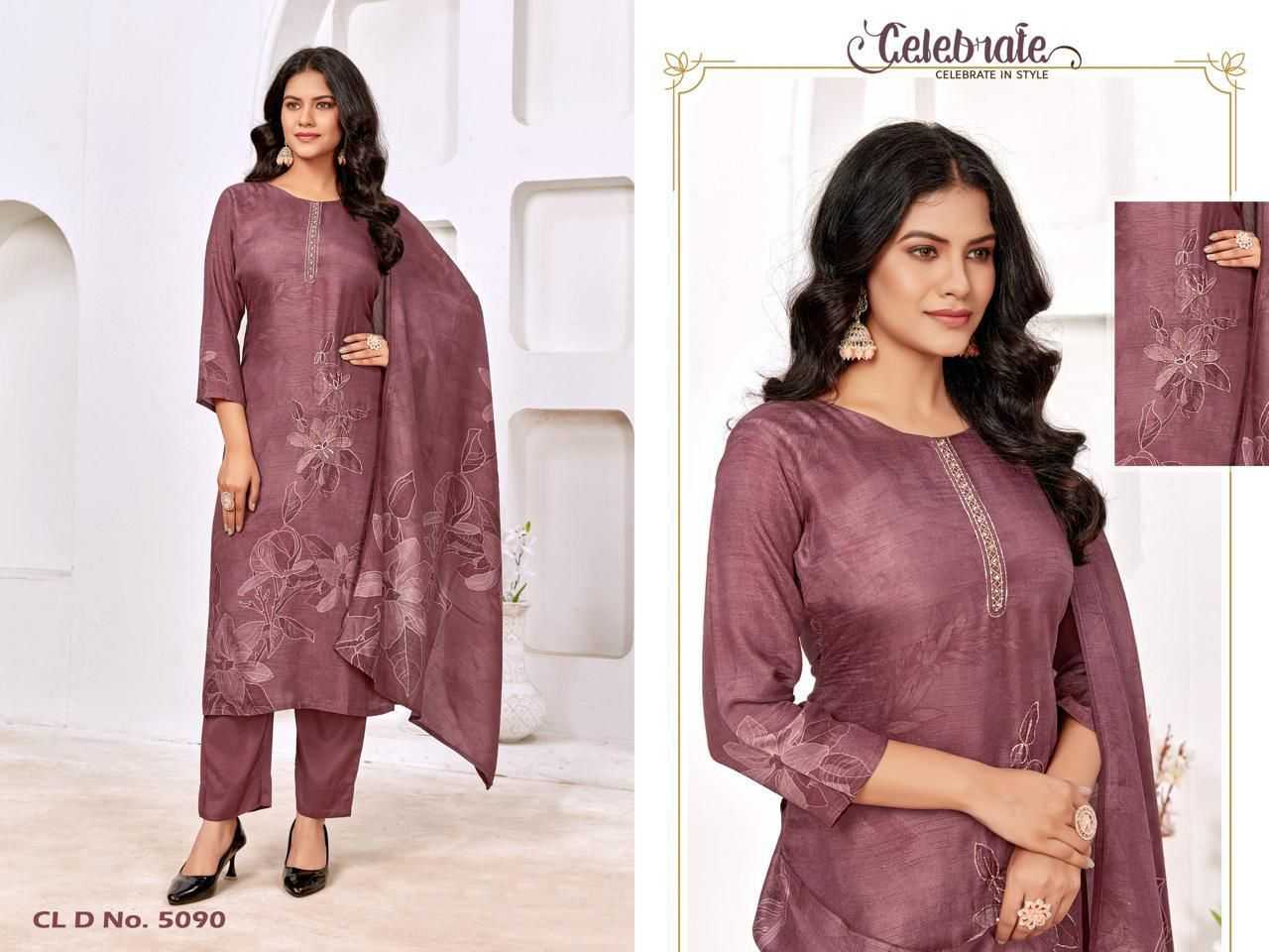 colorx 5087-5090 dola viscose readymade traditional wear 3pcs combo dress